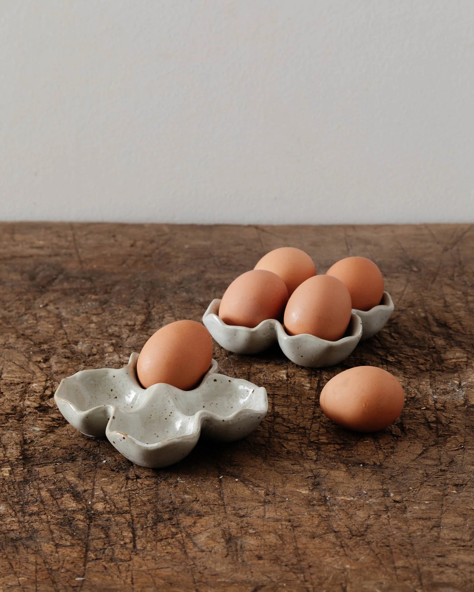 Stoneware Egg Holder