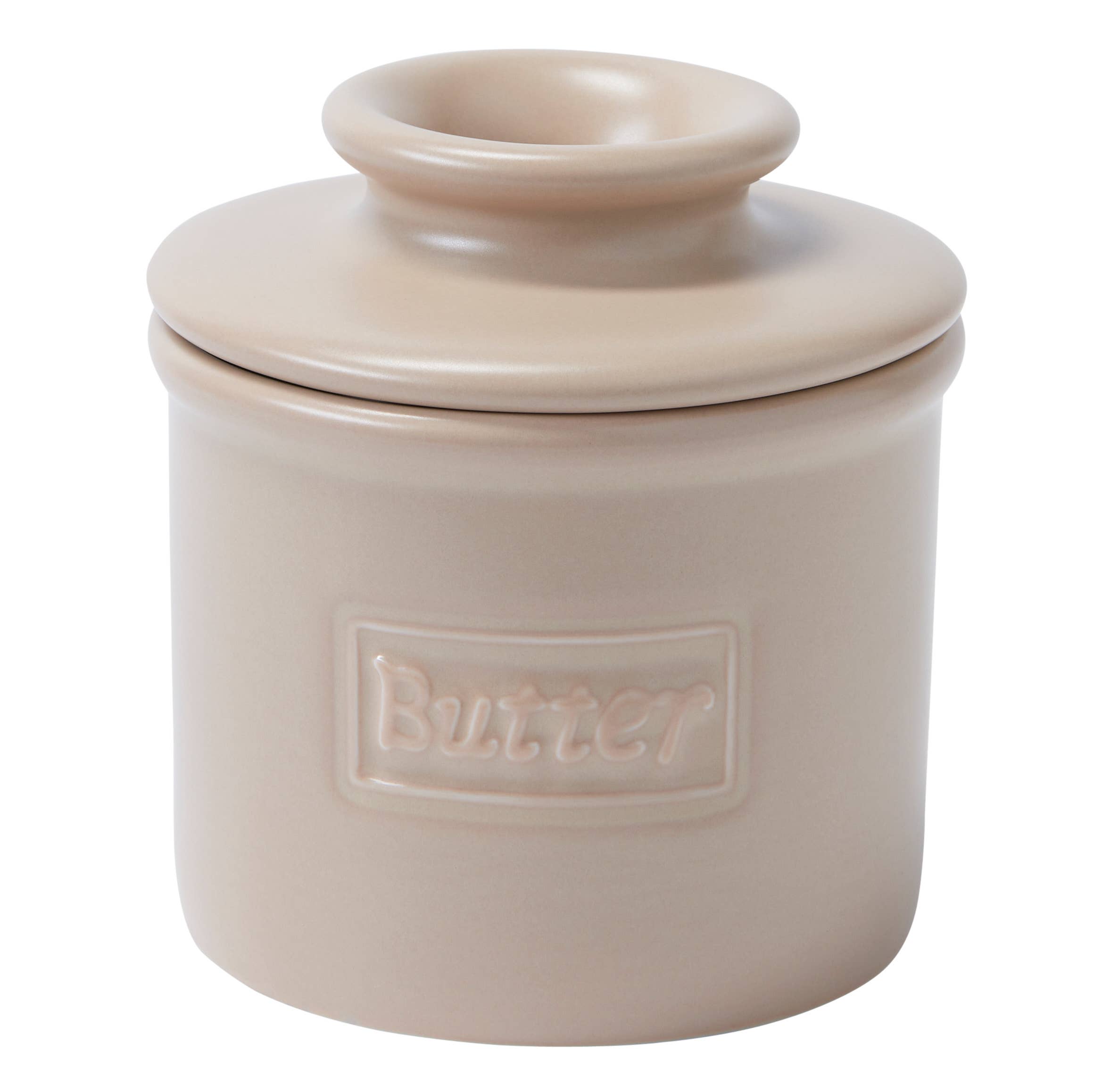 The Original Butter Bell® Crock - Cafe Matte Beige