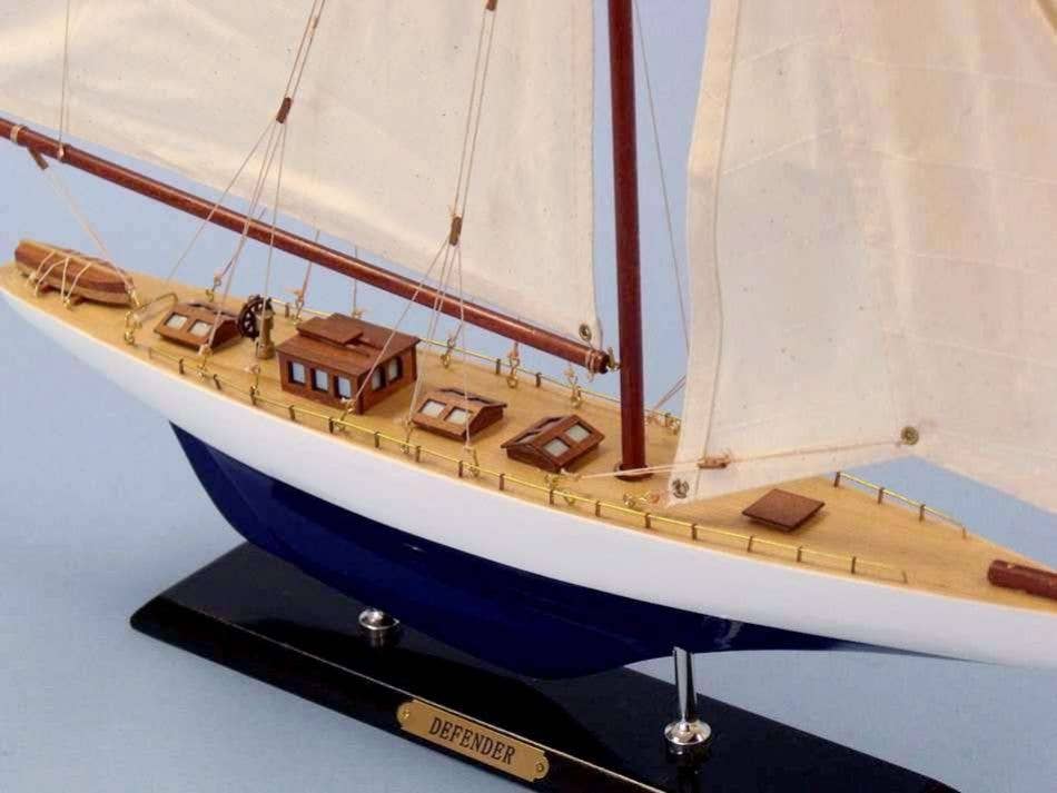 Defender Limited Model Sailboat 25"