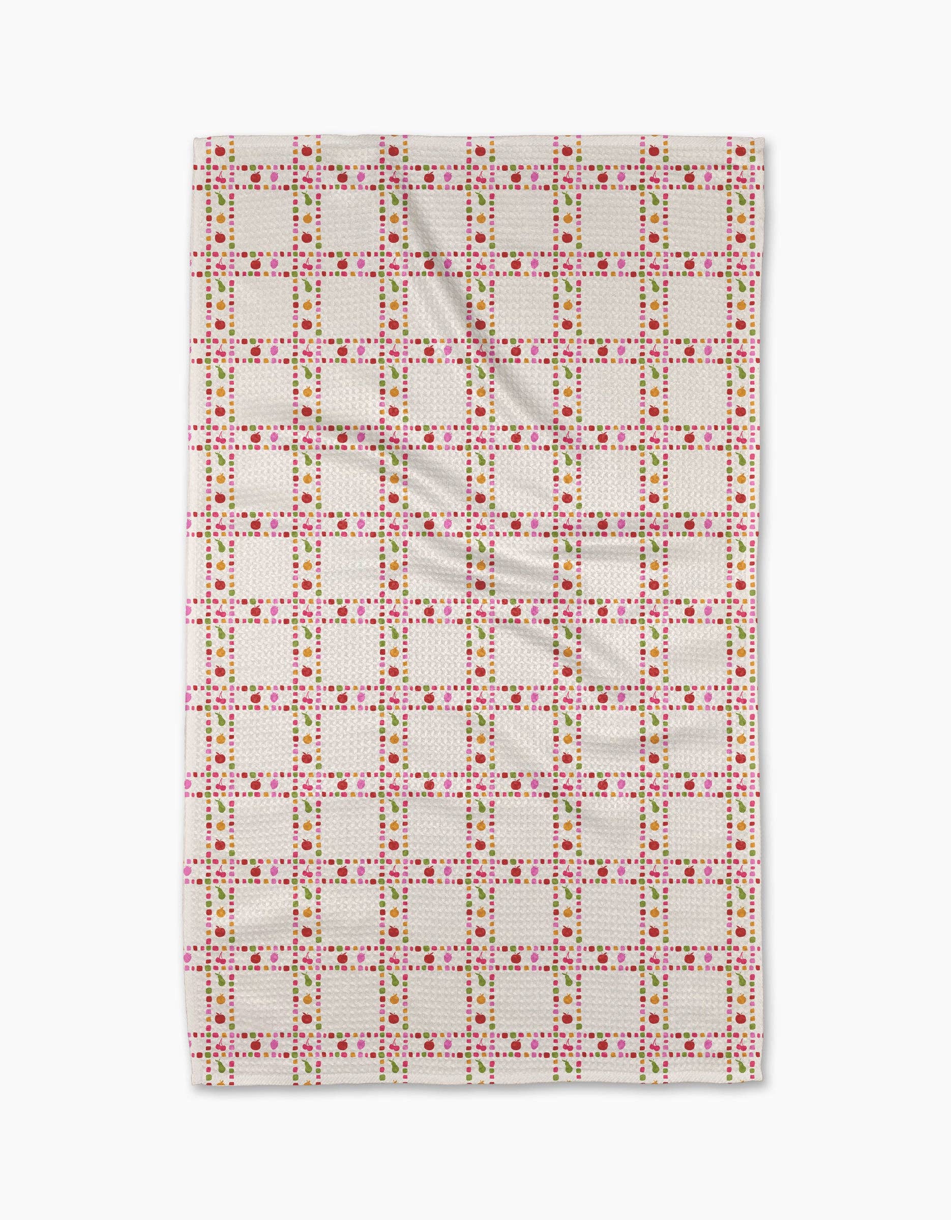 Fruits Plaid Tea Towel