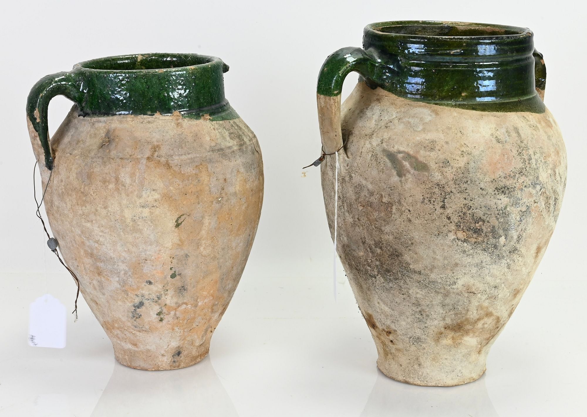 Antique French Pottery Olive Jars