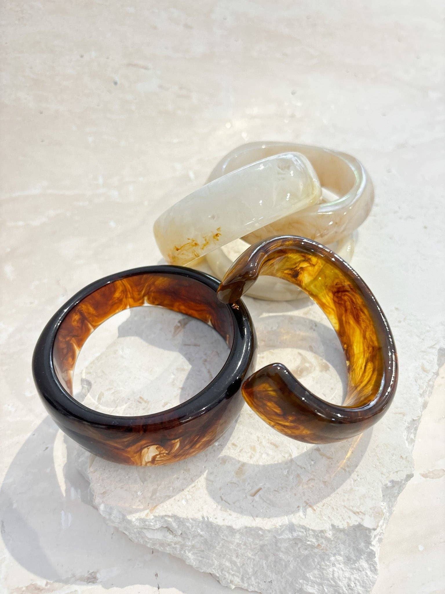 Angular Cuff Bangle in Multi