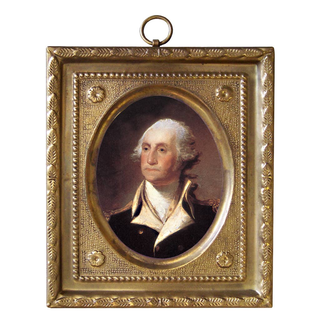 George Washington Brass Frame