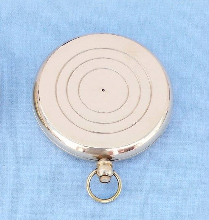 Solid Brass Lensatic Compass 3"