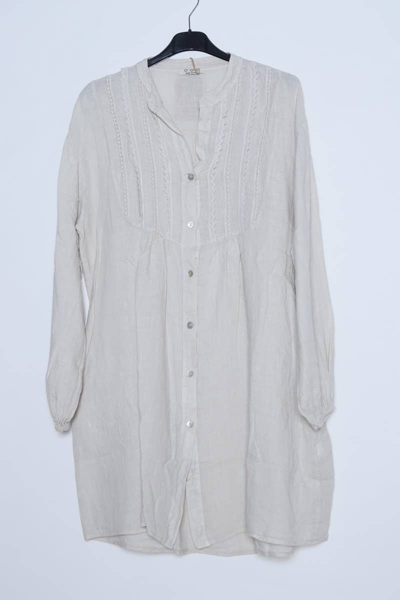 Linen Smock Dress