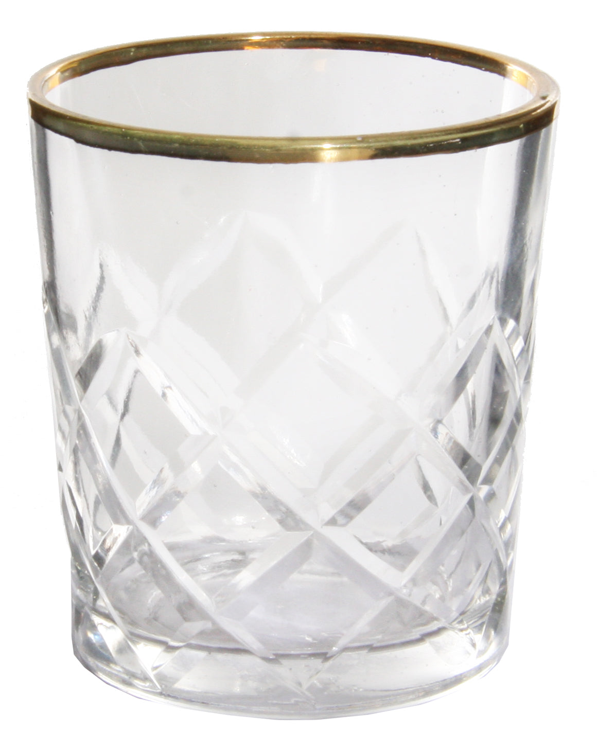 Gold Rim Votive Holder