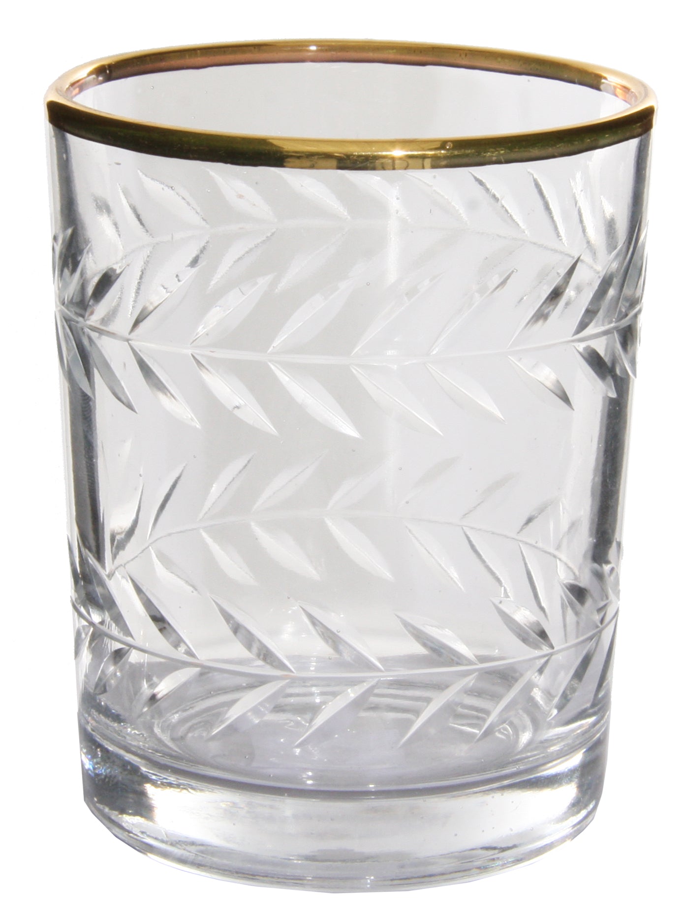 Gold Rim Votive Holder