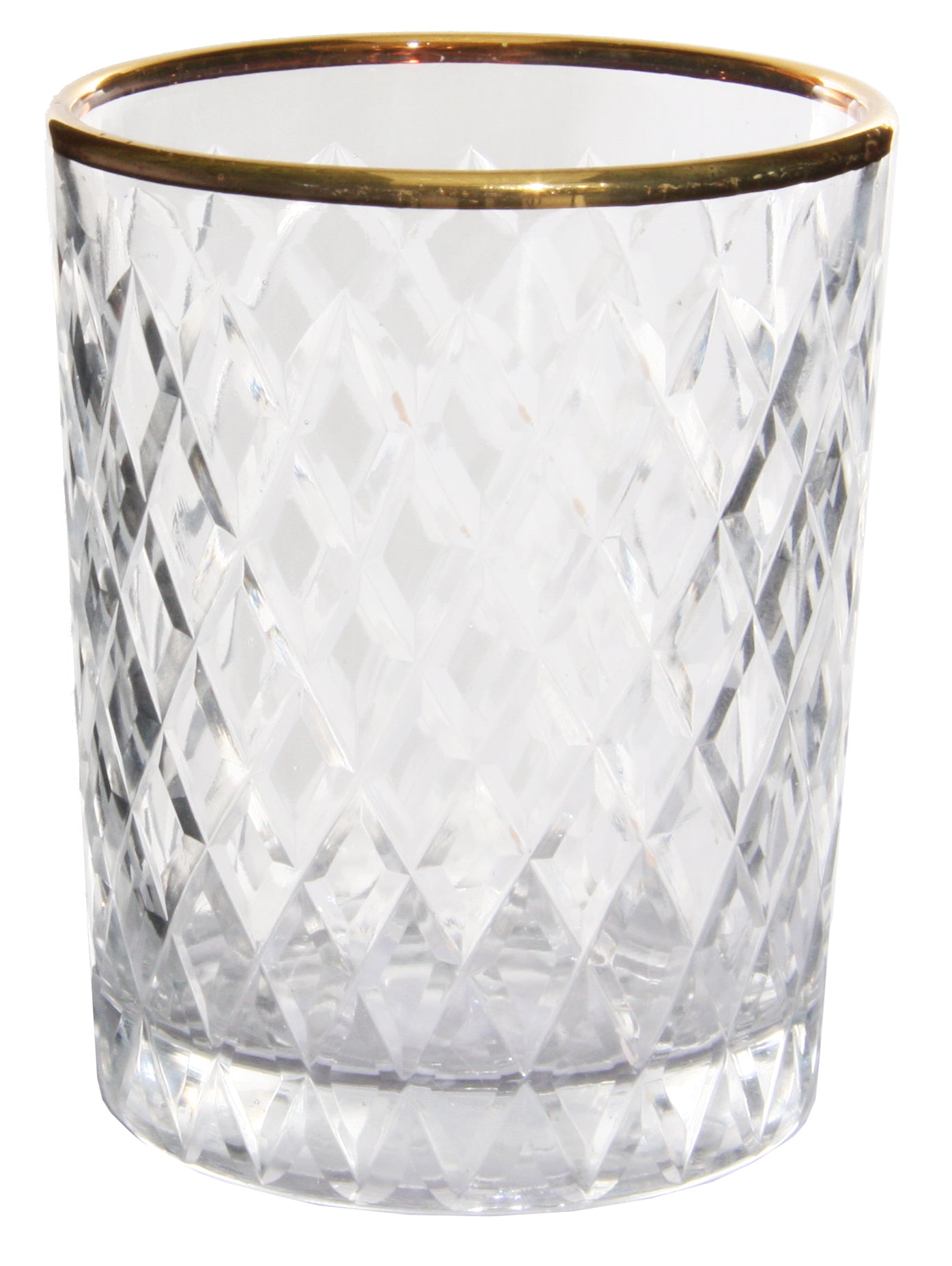 Gold Rim Votive Holder