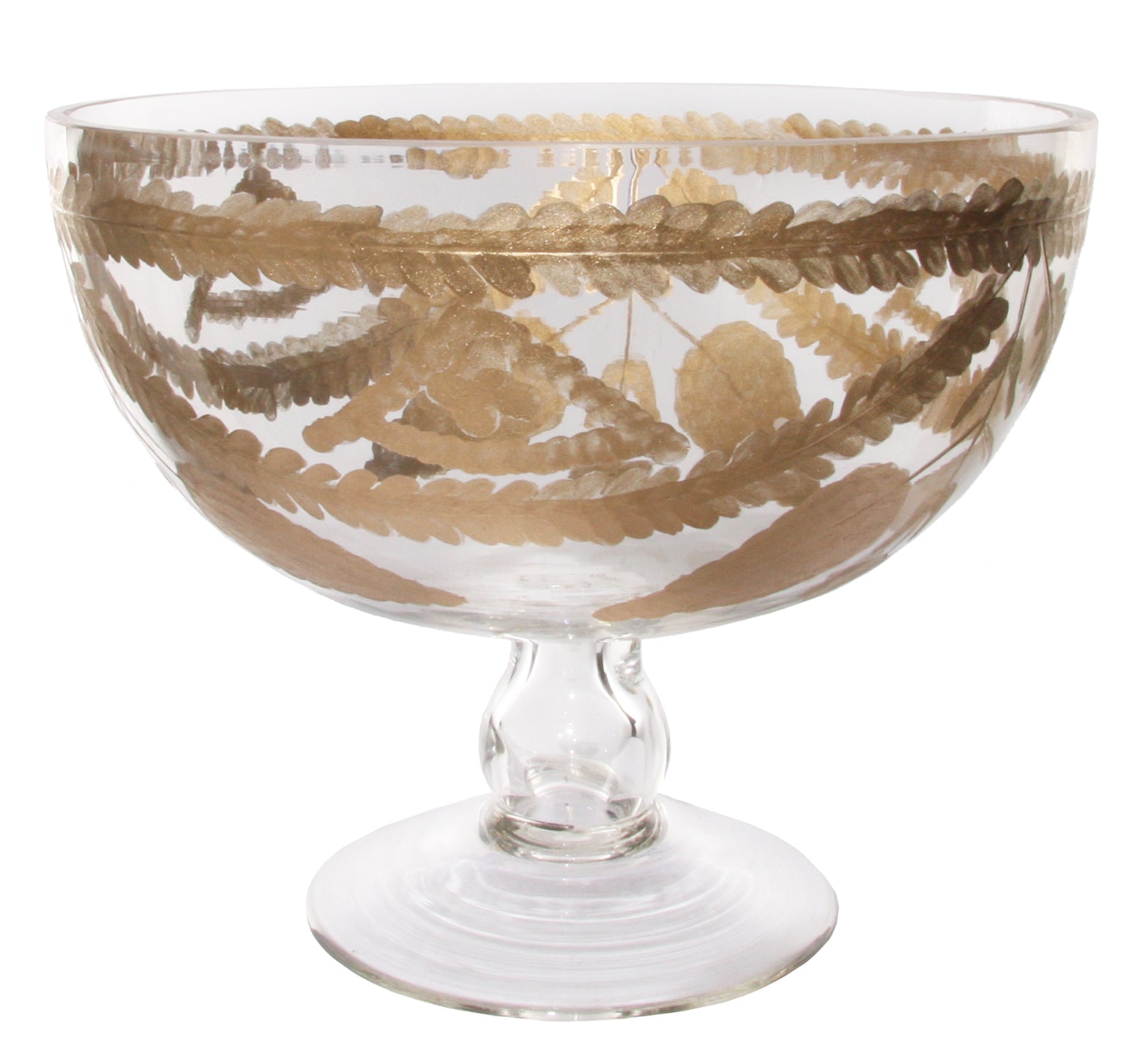 Gold Garland Glass bowl