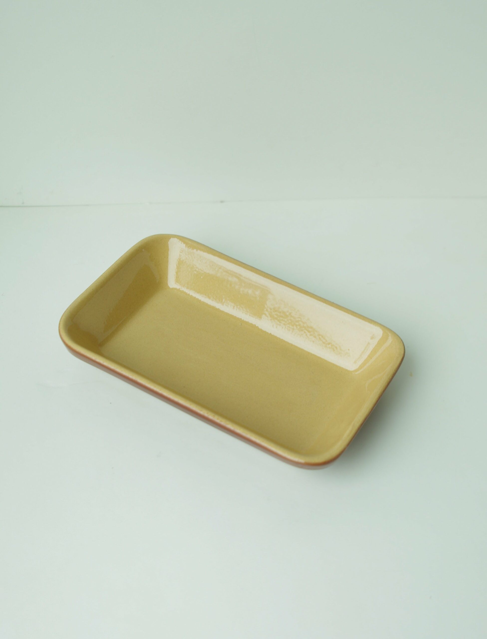 Poterie Renault Rectangular Plate – Large (1.5 L) – Brown