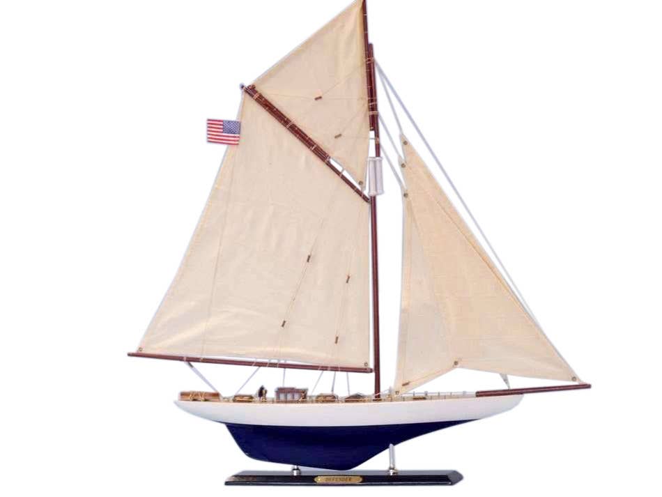 Defender Limited Model Sailboat 25"