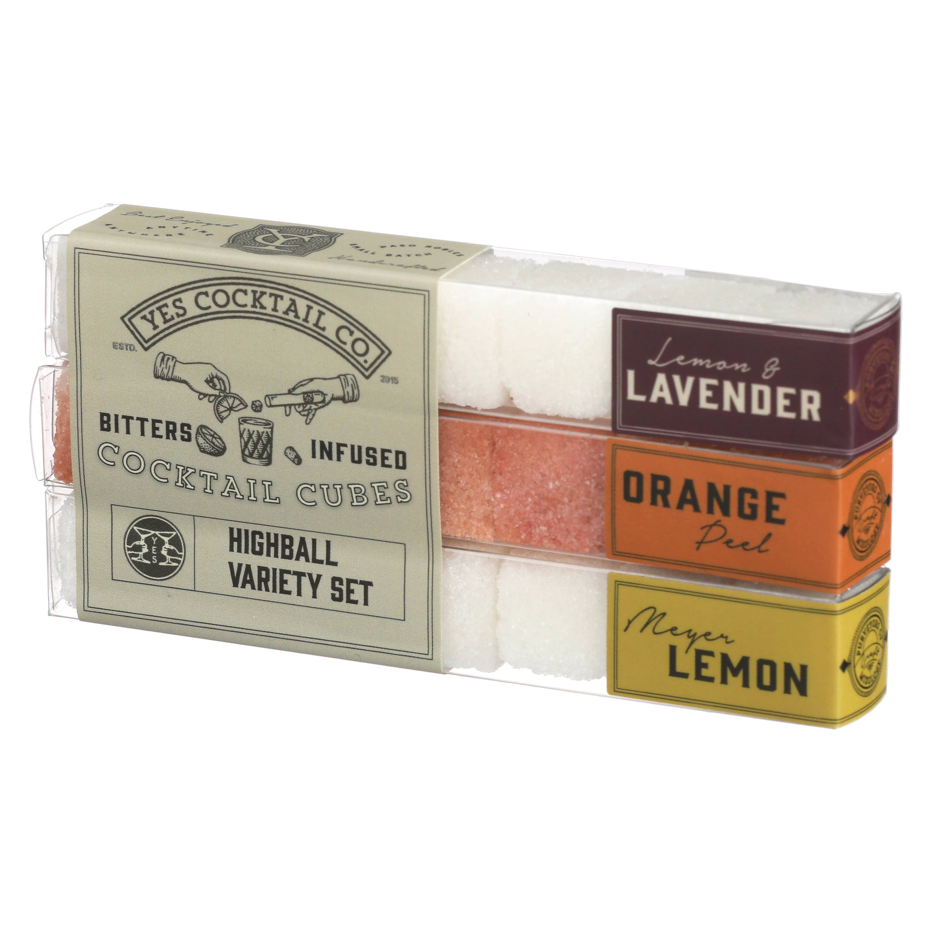 Bitters Infused Cocktail Cubes Variety Gift Set