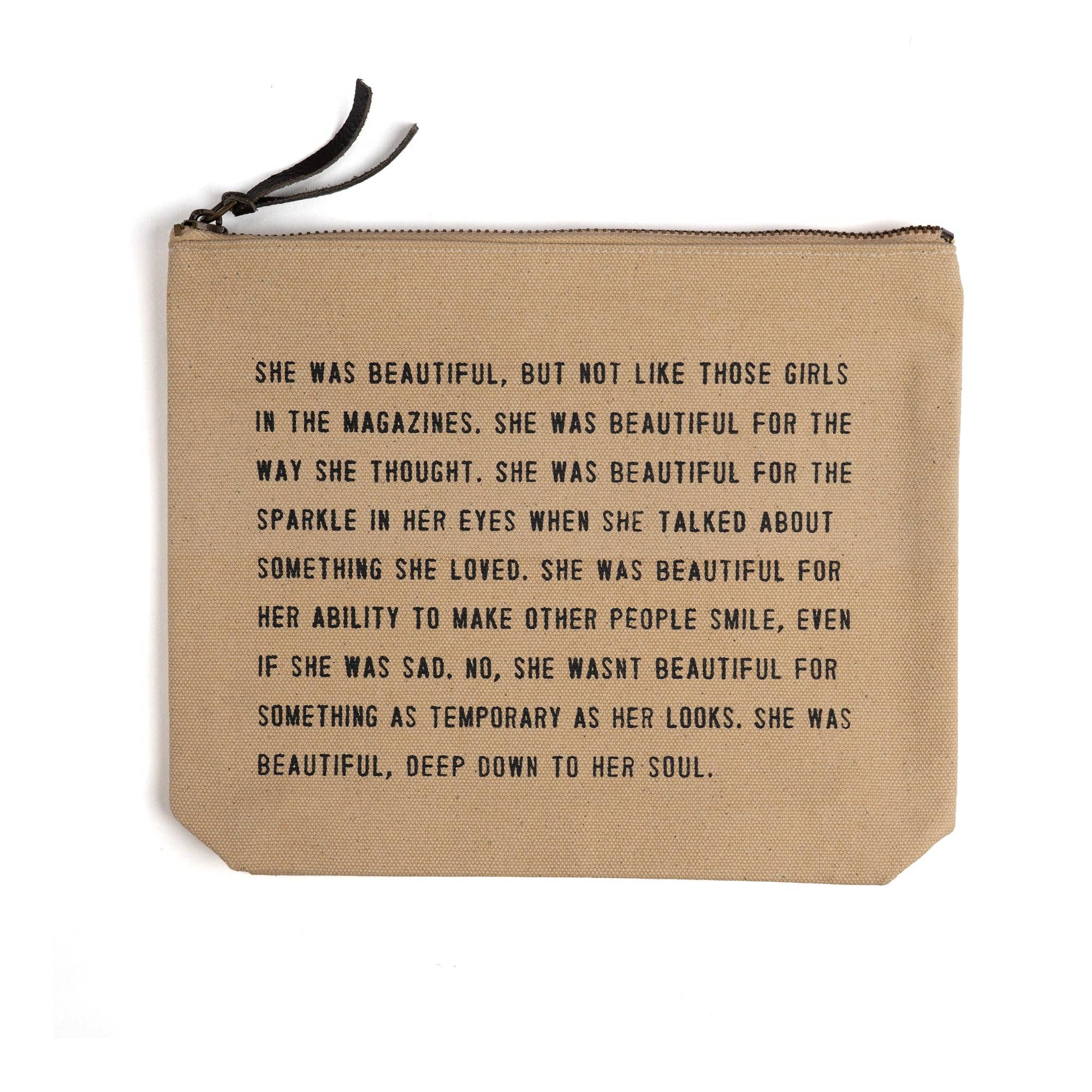 Canvas Zip Bag