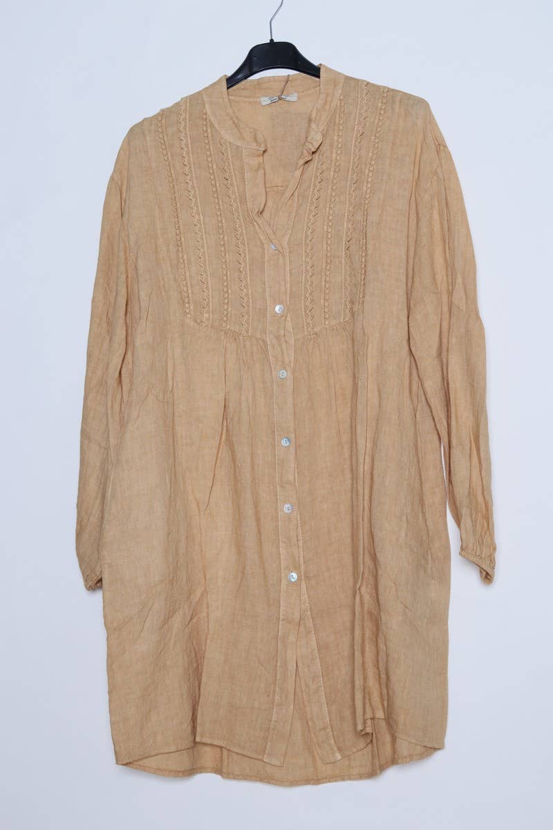 Linen Smock Dress
