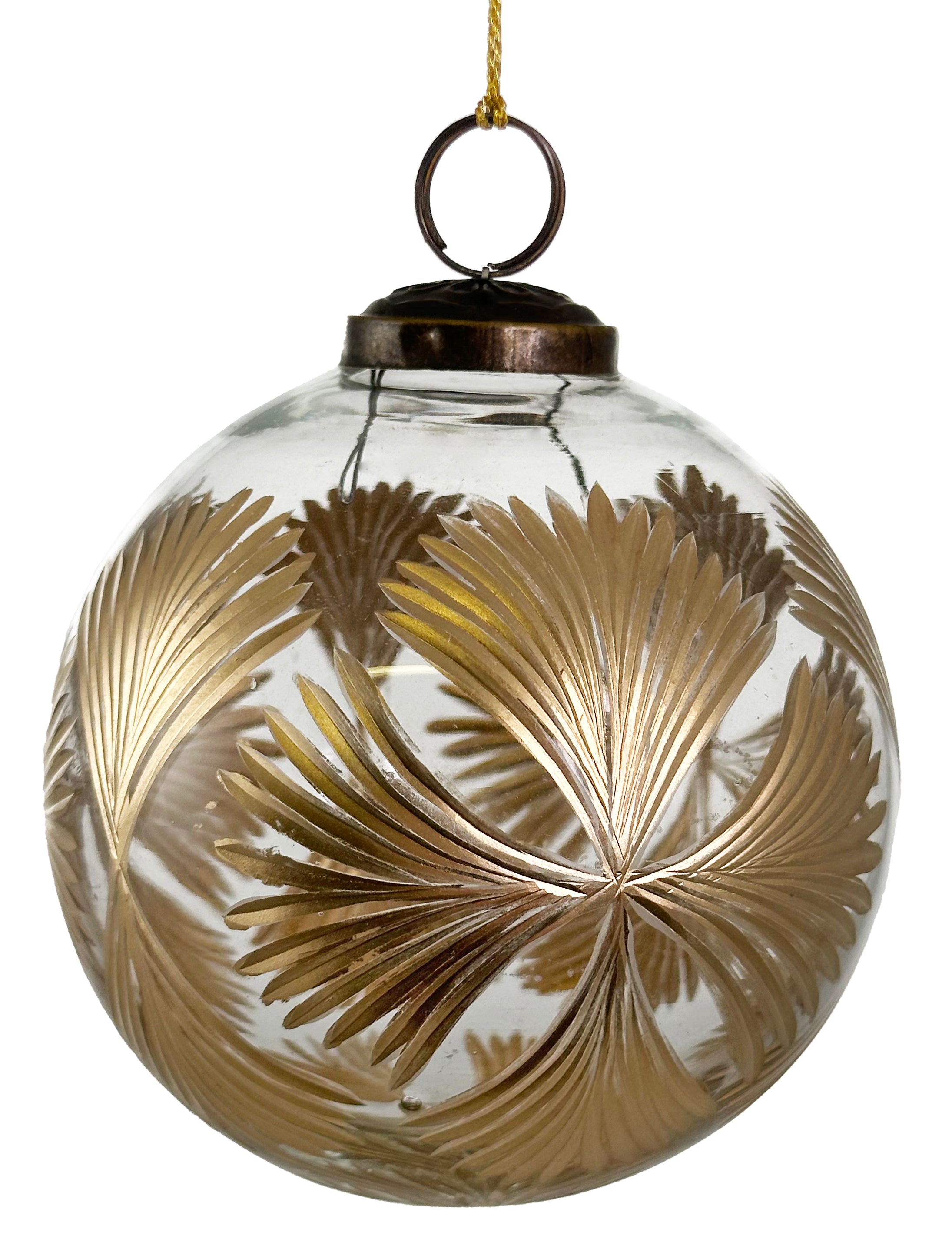 gilded fluer ornament