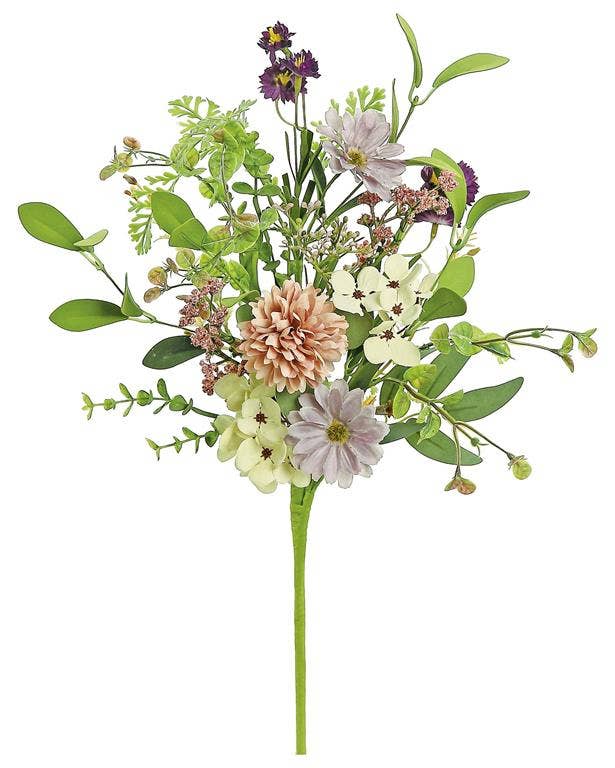 Romance Mum & Daisy Spray, 22", Mauve/Lavender
