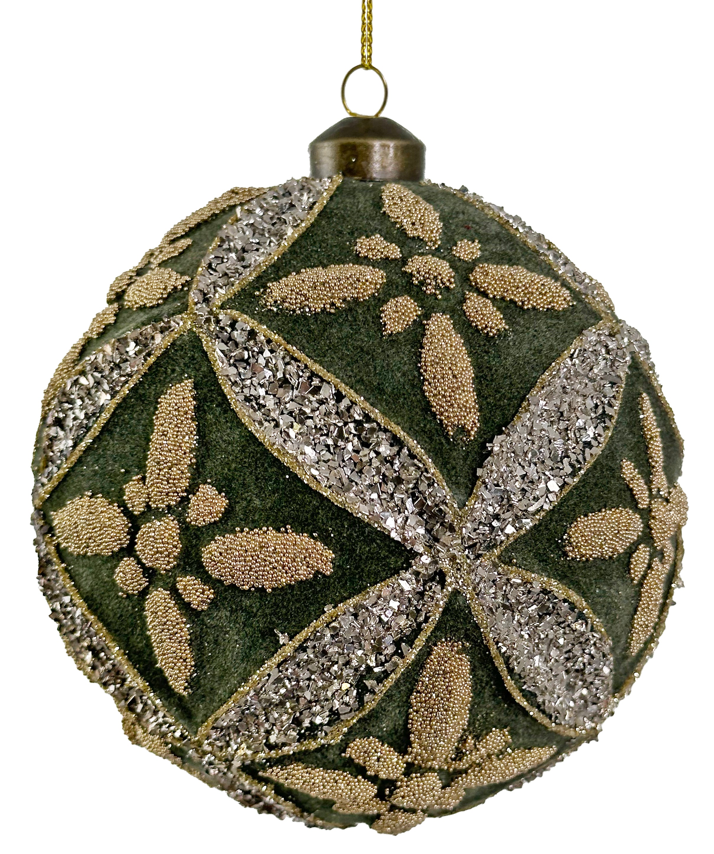 Colette Velvet Bead Ornament