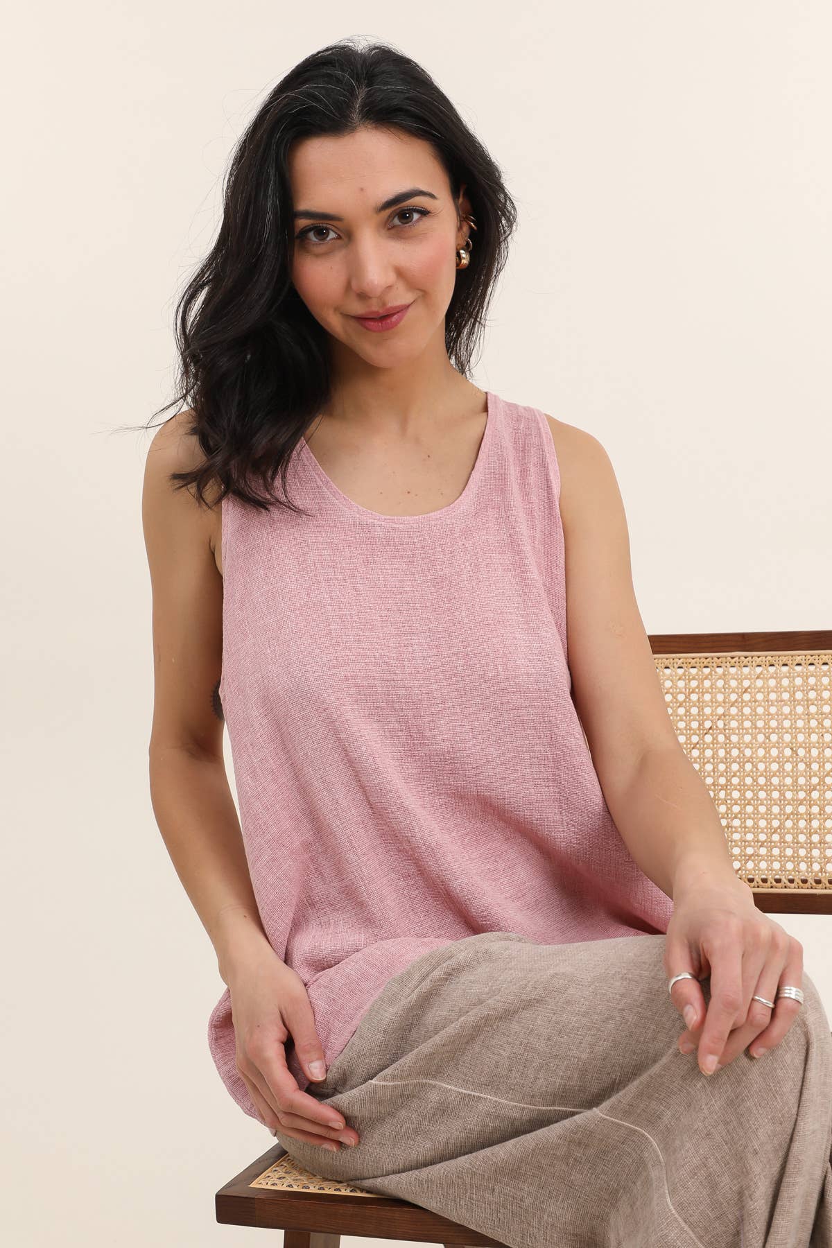 Linen Tank Top