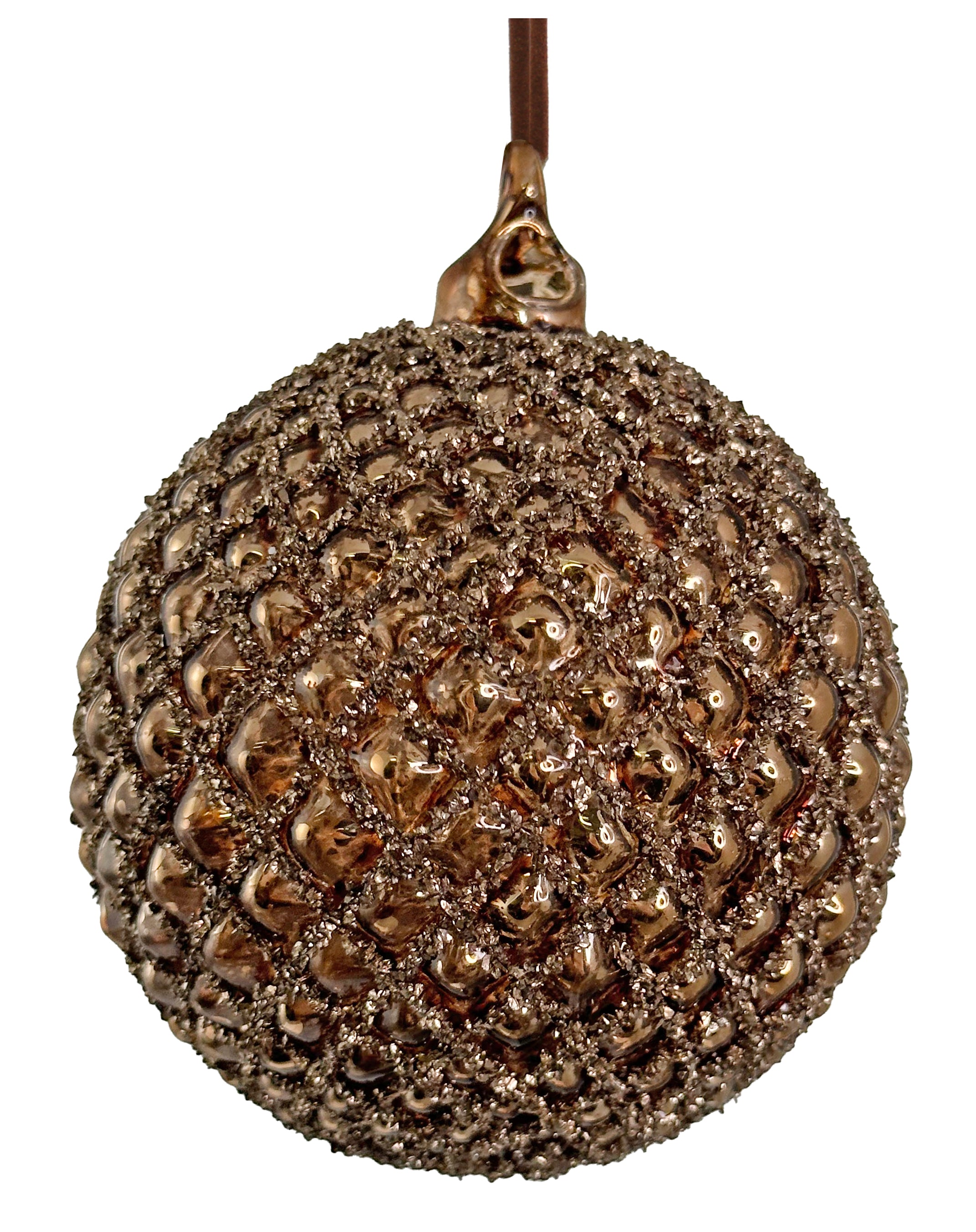 brown cone ornament