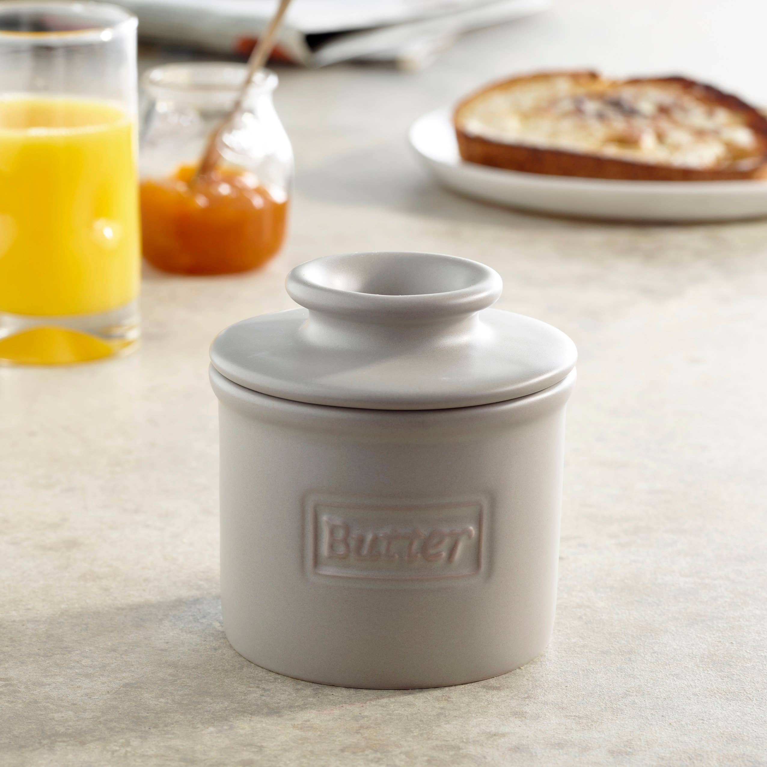 The Original Butter Bell® Crock - Cafe Matte Stone