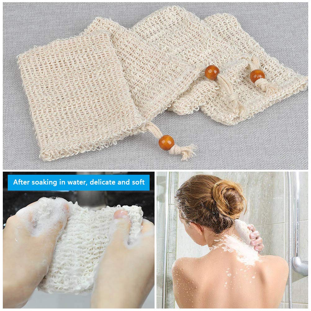 Sisal Soap Exfoliating Bag