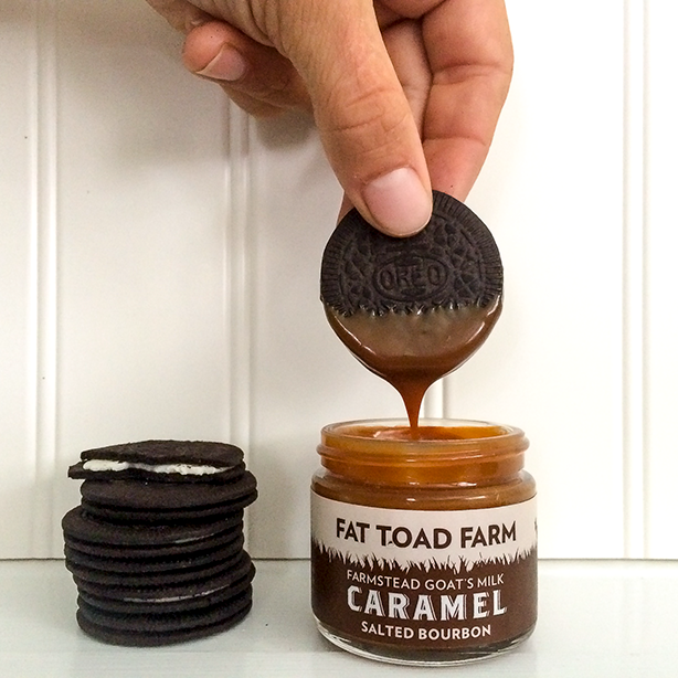 2oz Salted Bourbon Goat's Milk Caramel