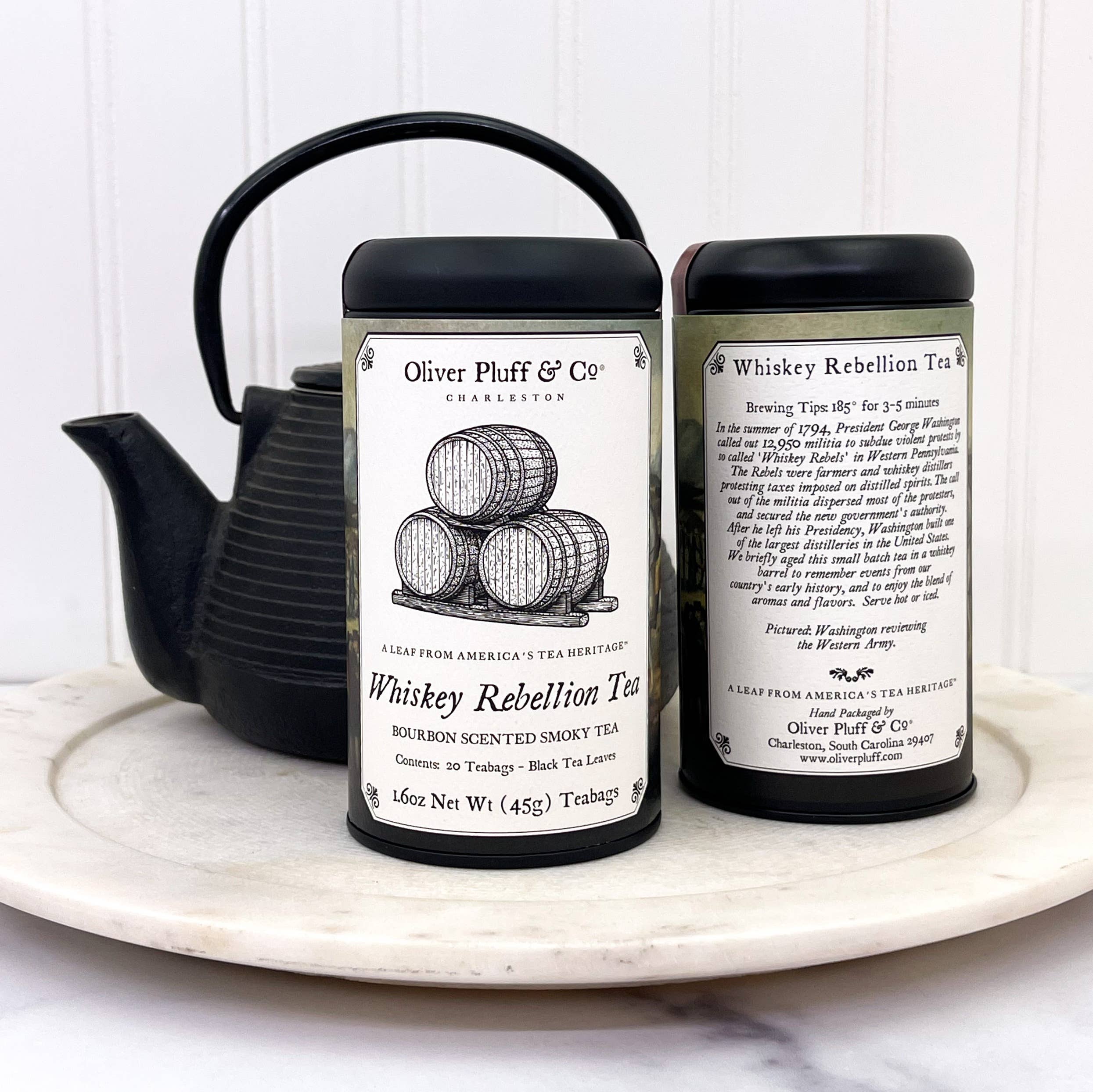 Whiskey Rebellion Commemorative Tea Tin