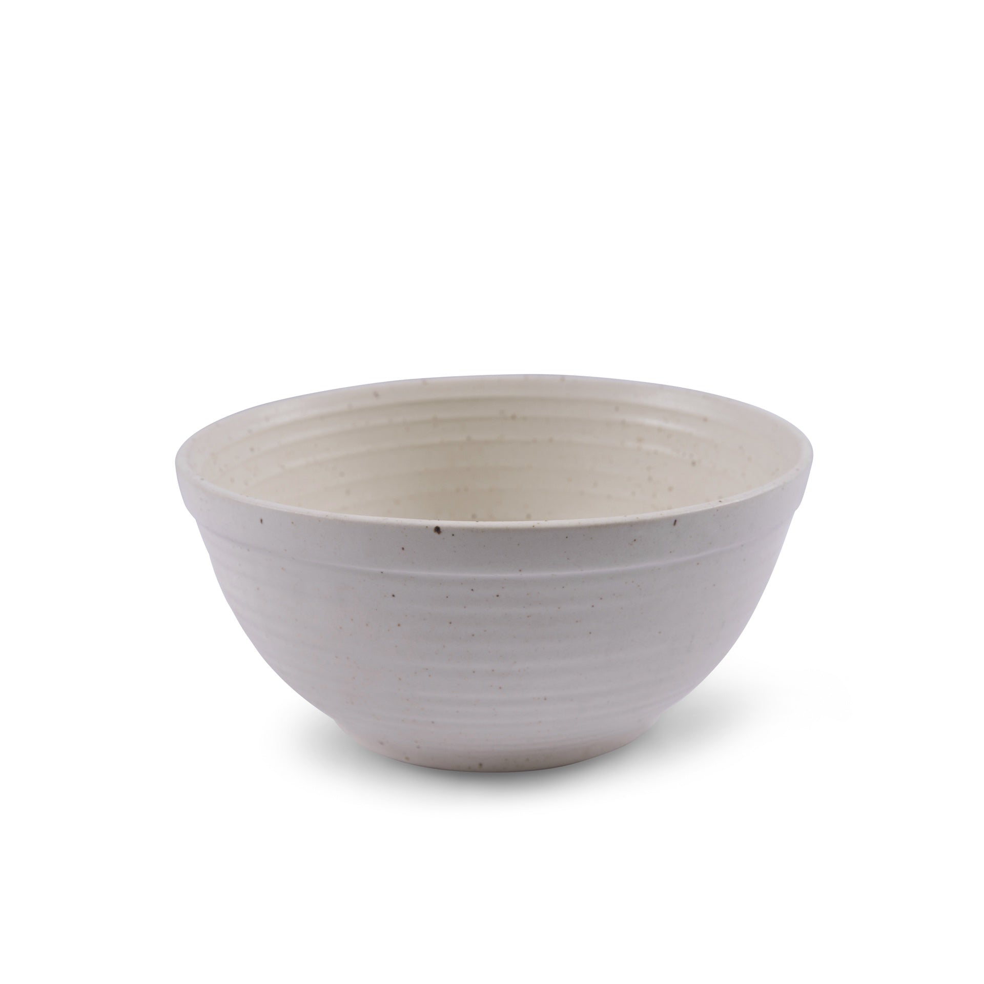 Deep Salad Speckled Ceramic Bowl