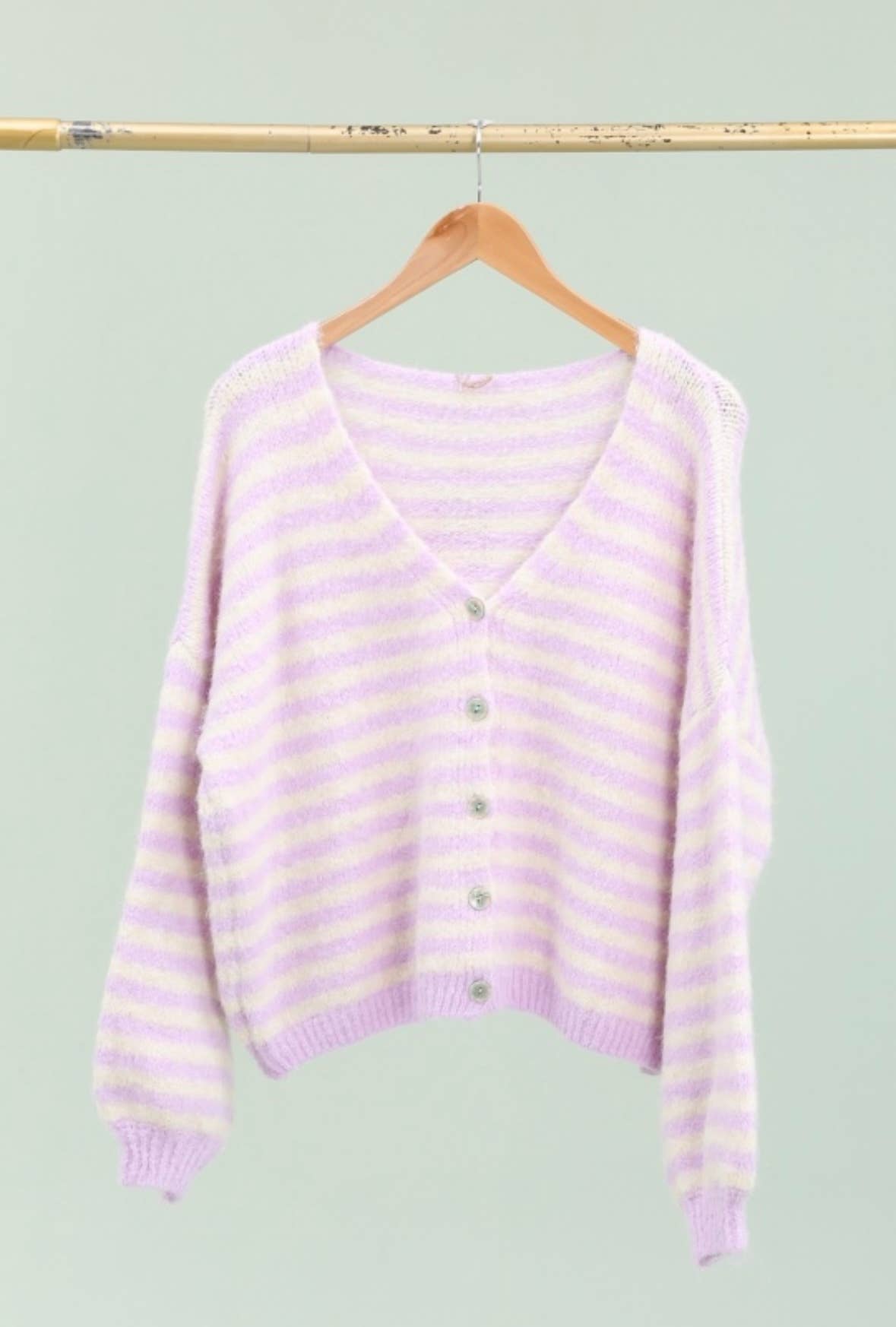 Striped cardigan