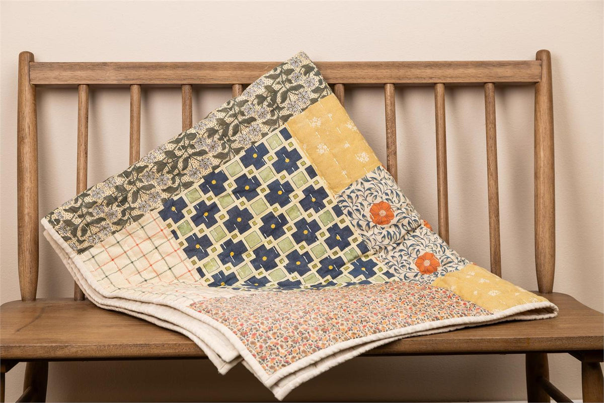 Quilted Patchwork Throw