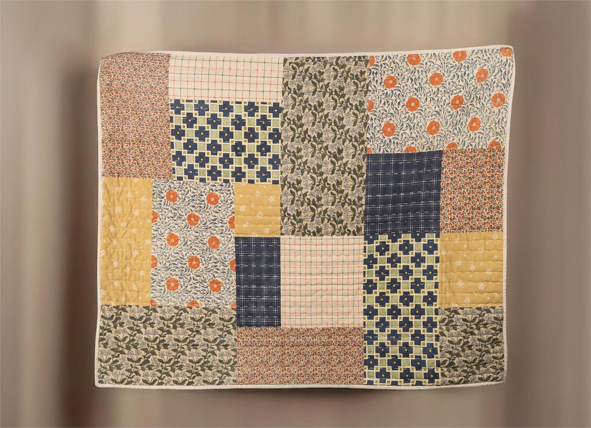 Quilted Patchwork Throw