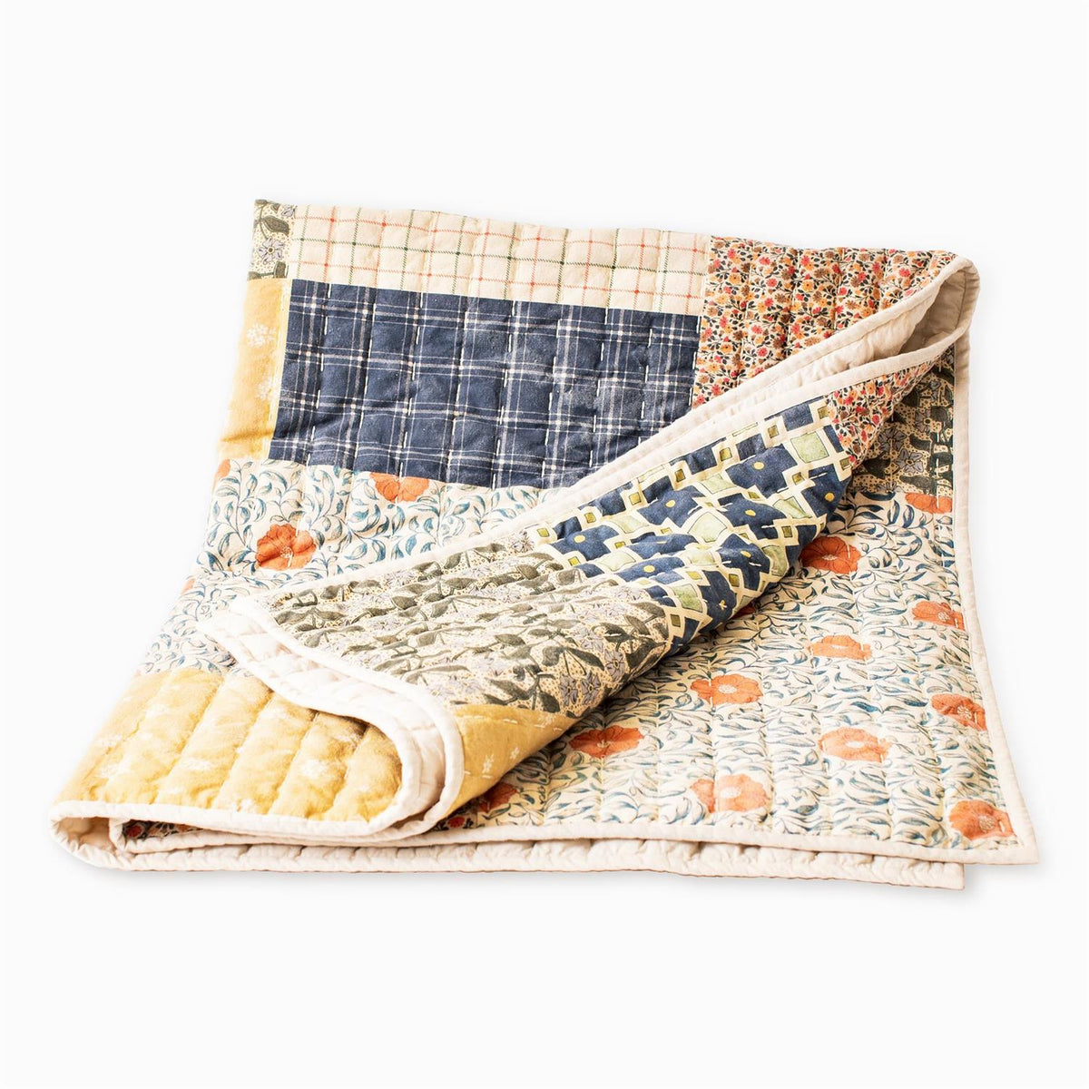 Quilted Patchwork Throw