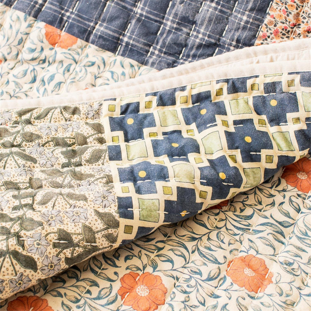 Quilted Patchwork Throw