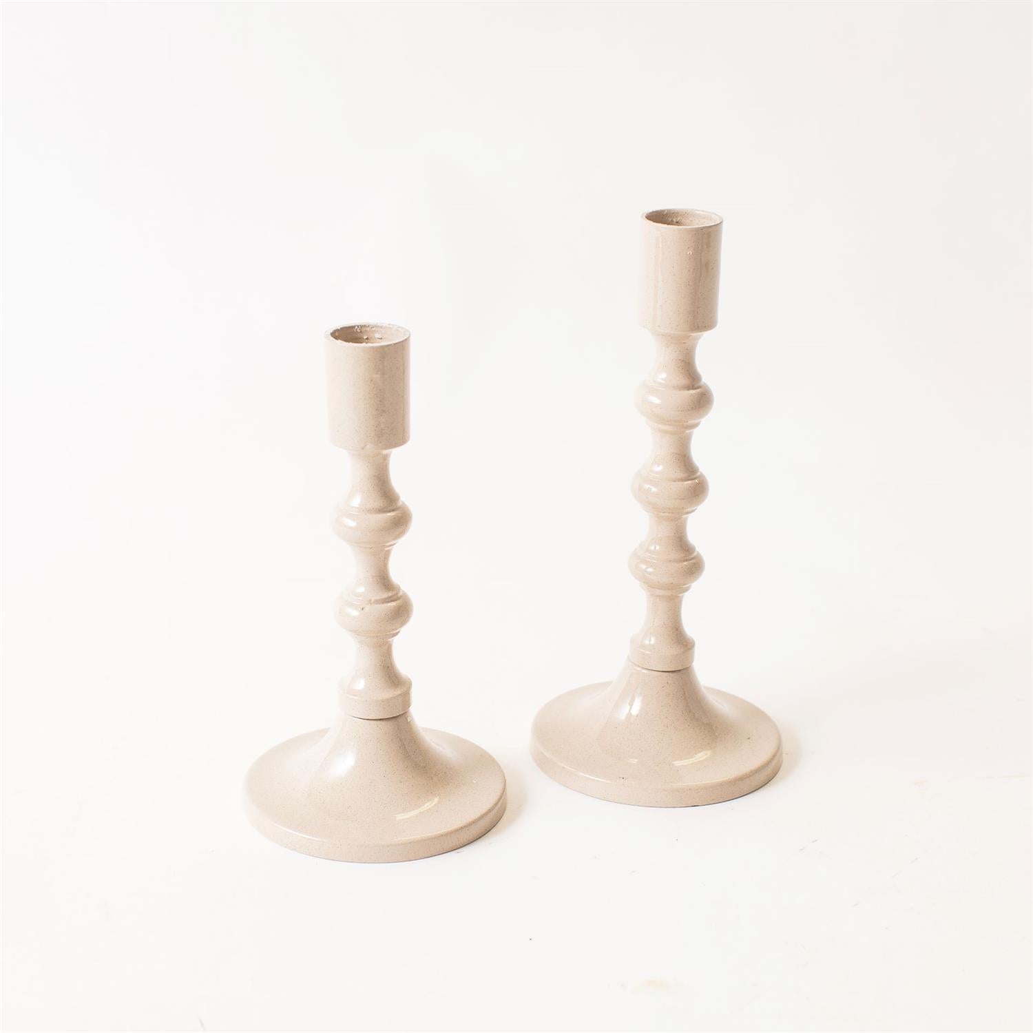 Tan Speckled Taper Holder