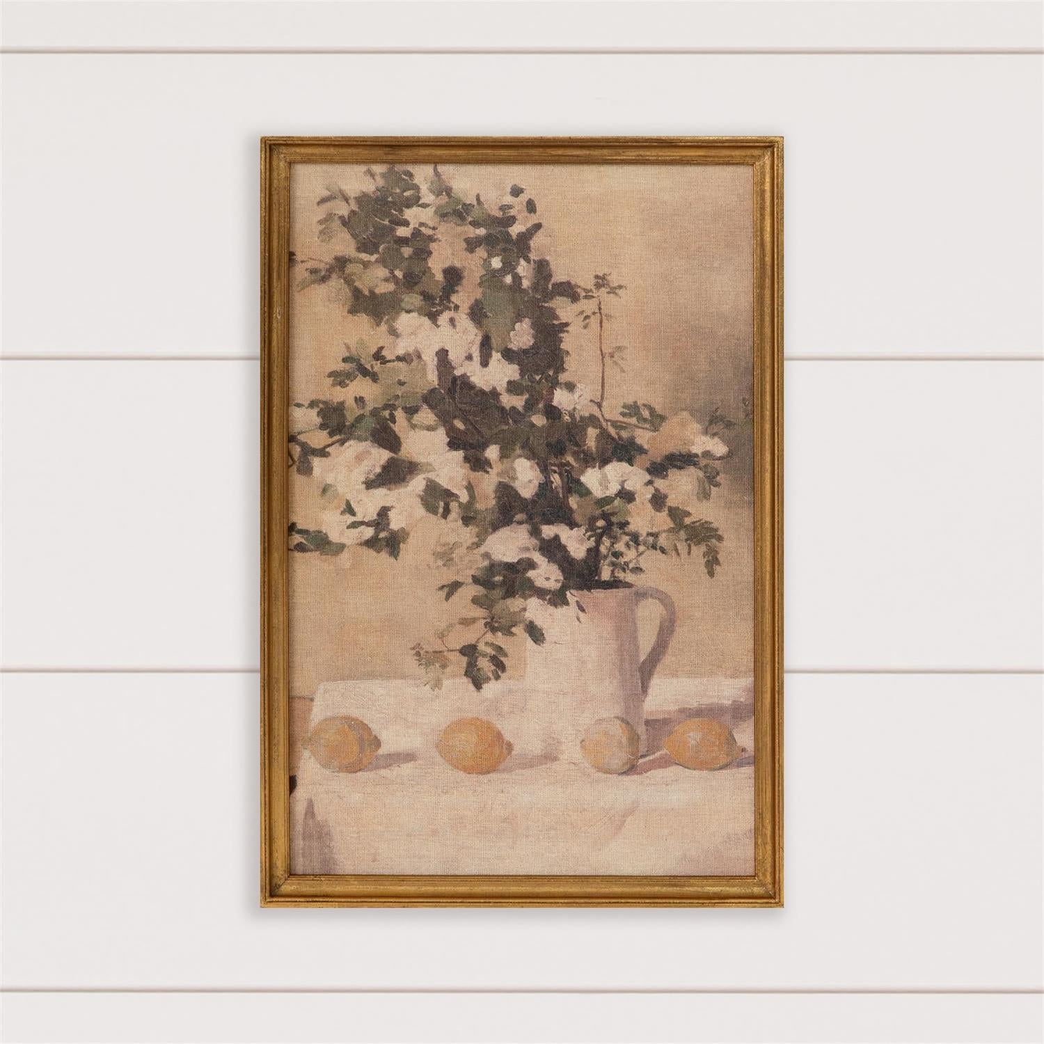 Still Life with Lemons Framed Print