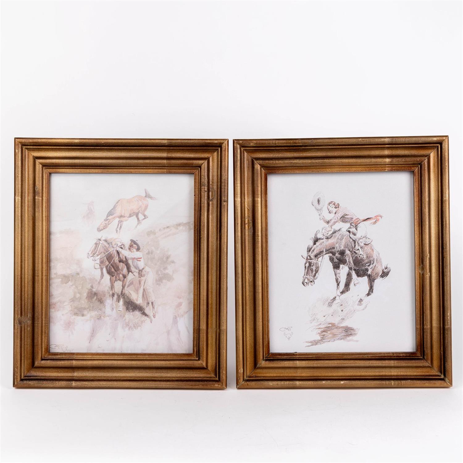 Vintage Cowgirl Framed Print