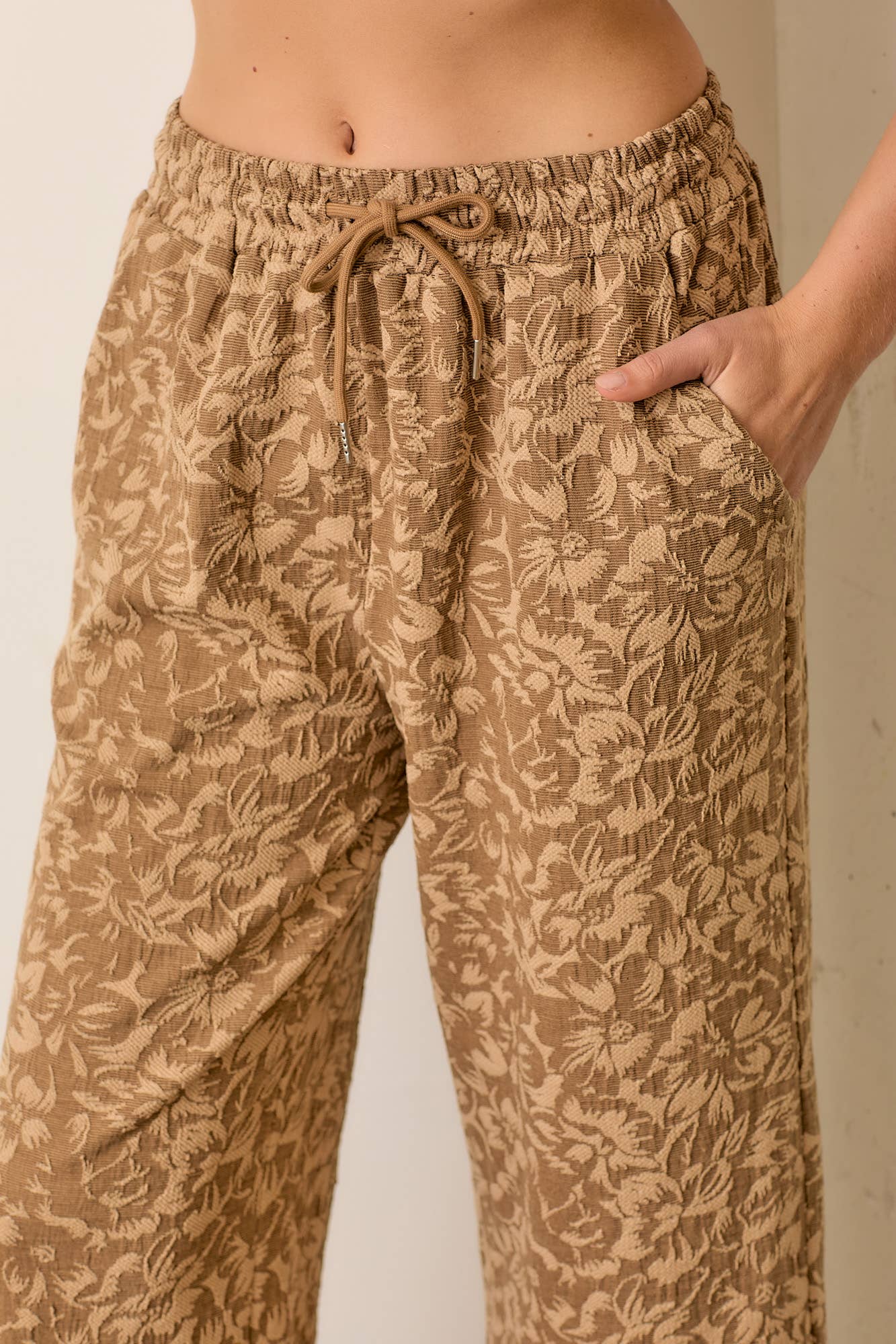 PRINTED DOUBLE KNIT PANT