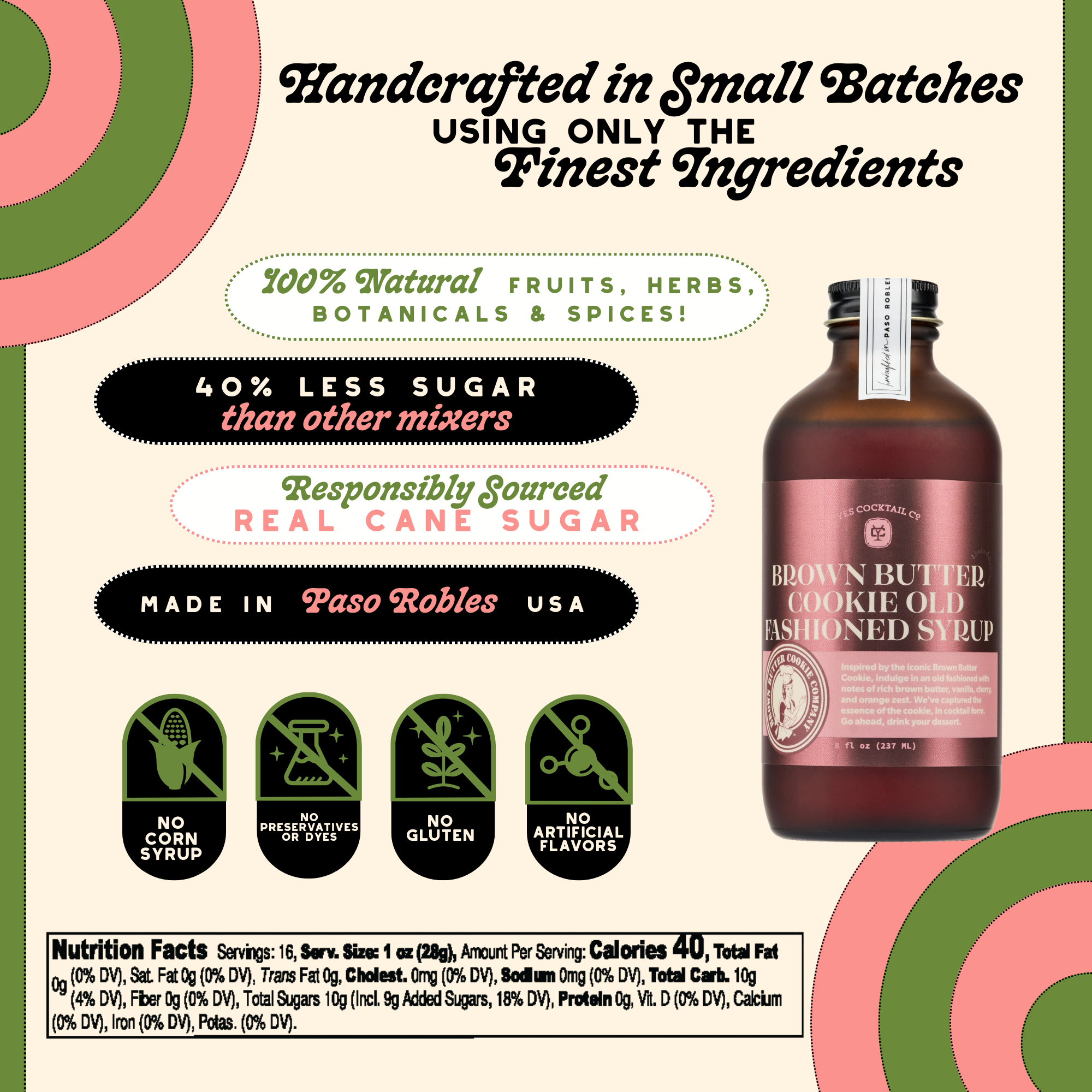 BBCCxYCC Brown Butter Cookie Old Fashioned Syrup