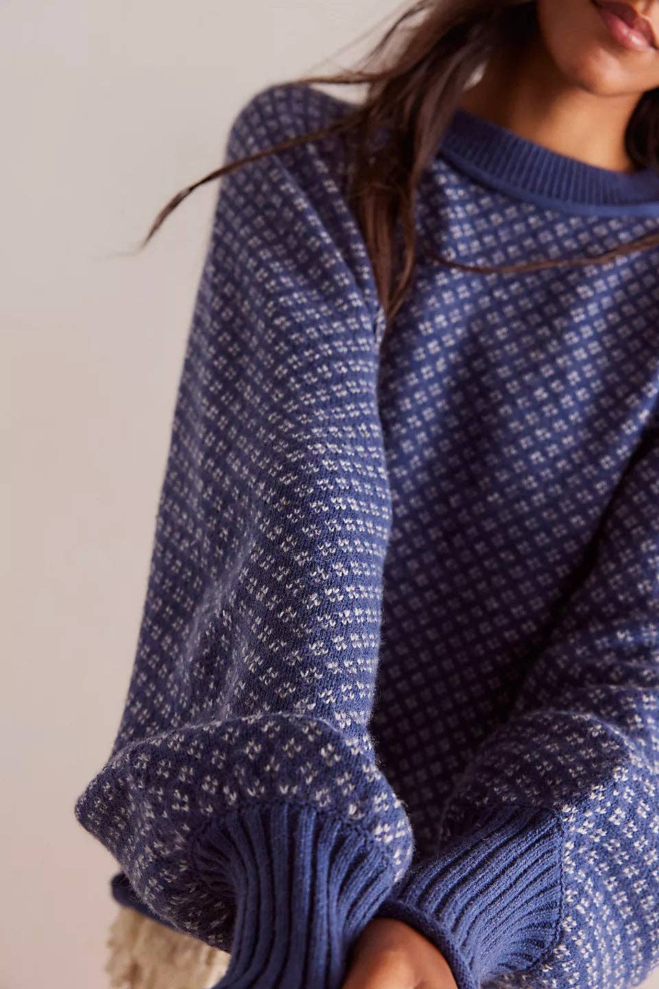 Jacquard Pullover Sweater