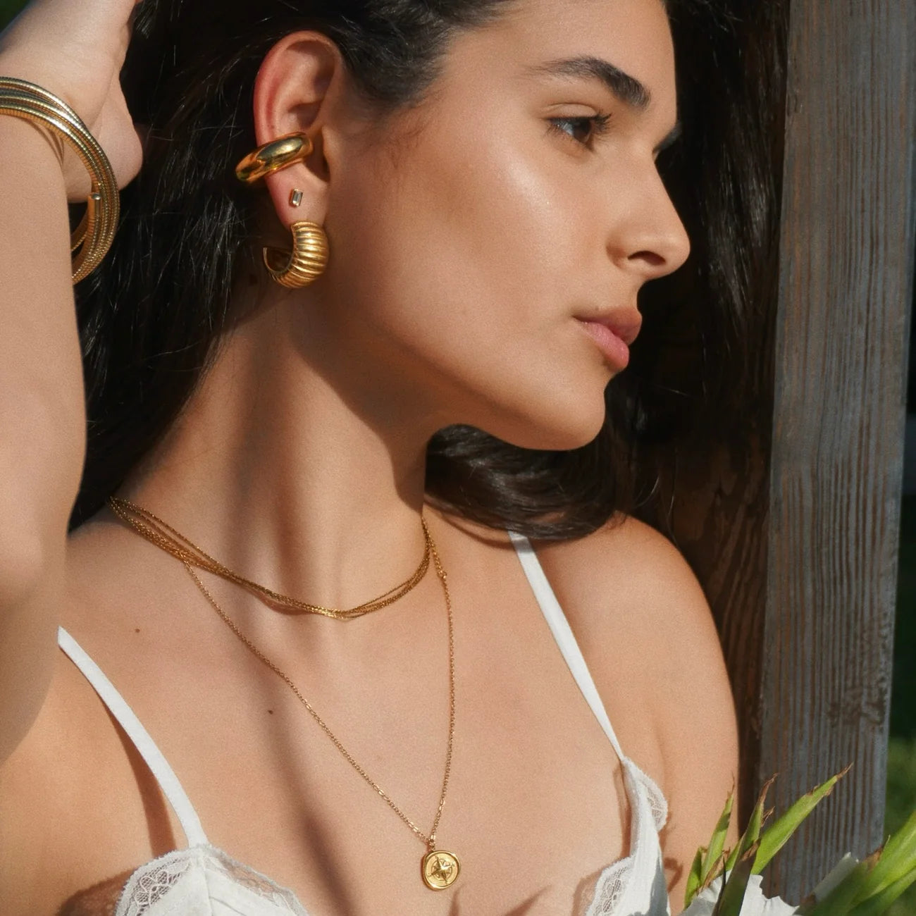 Aerin Compass Pendant Necklace