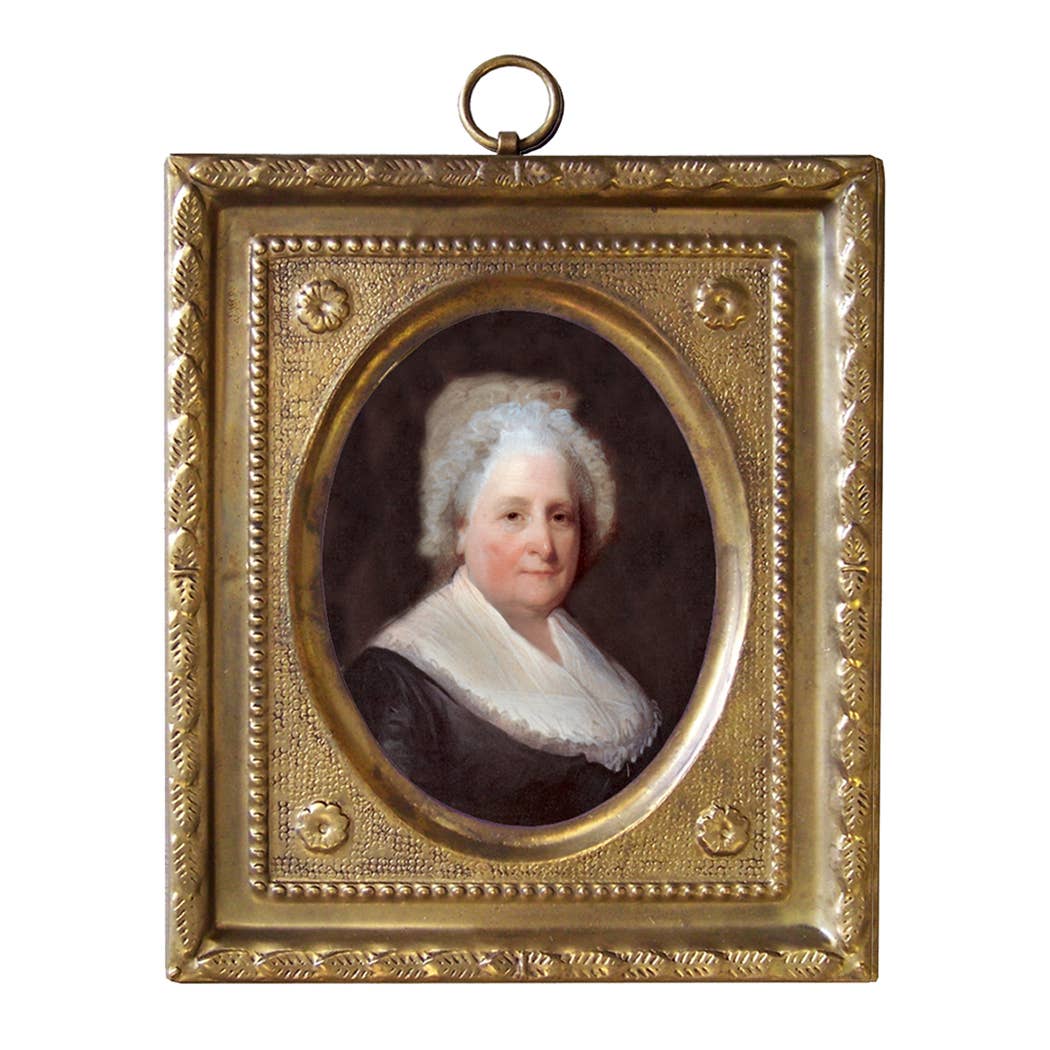 Martha Washington Brass Frame