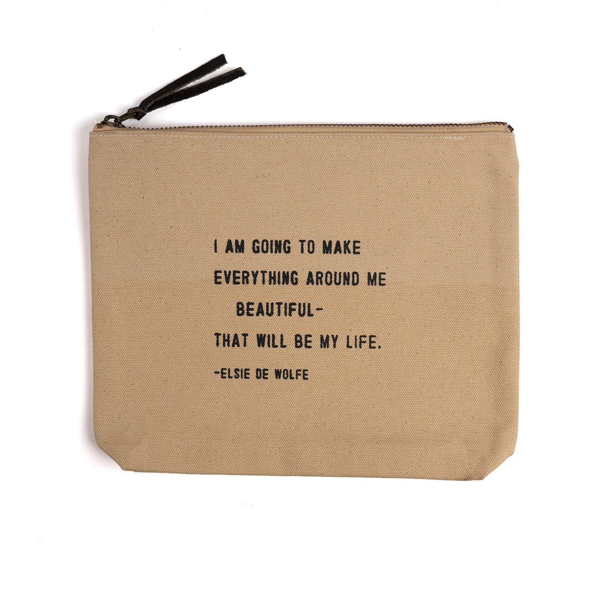 Canvas Zip Bag