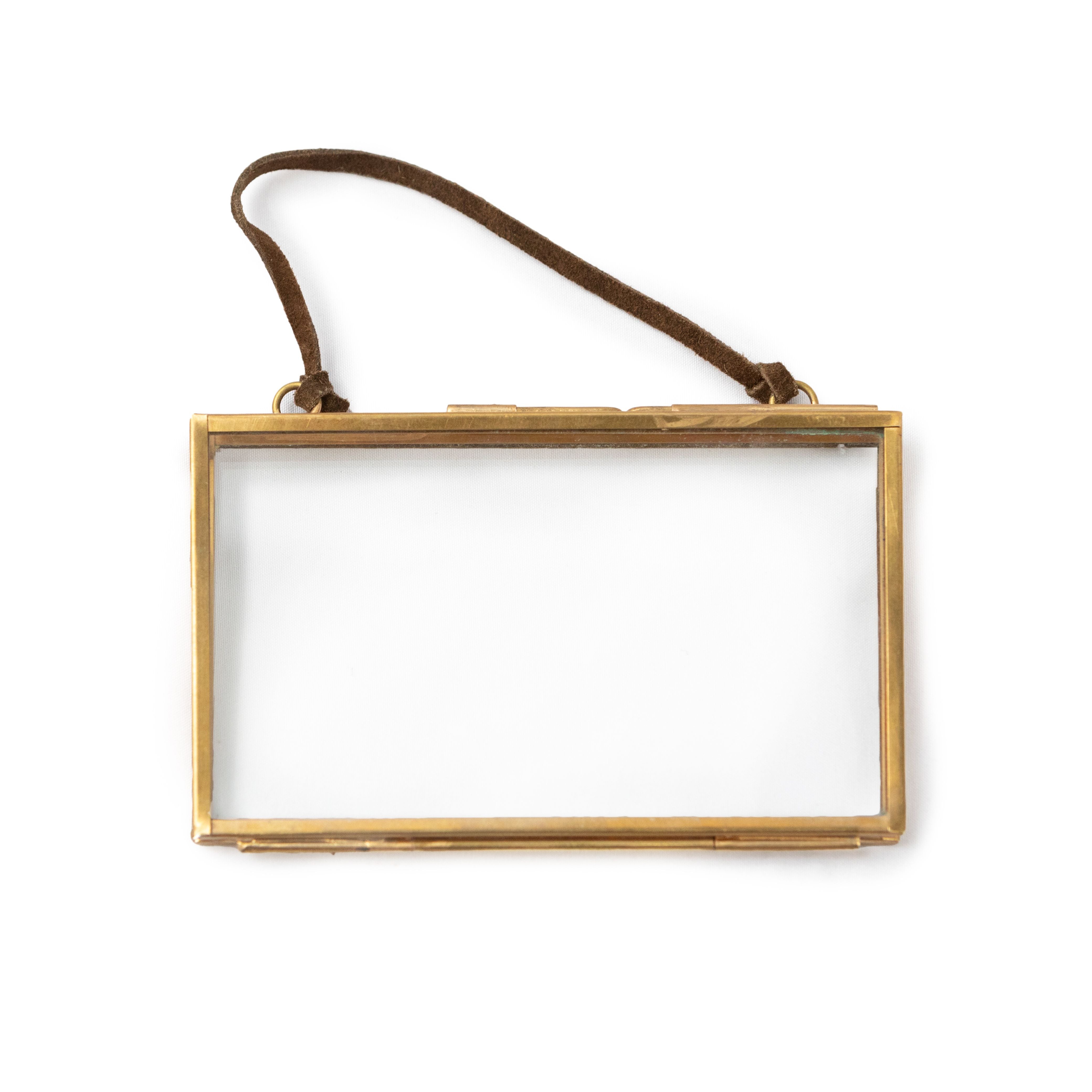 Brass Hanging Frame 5"X3"