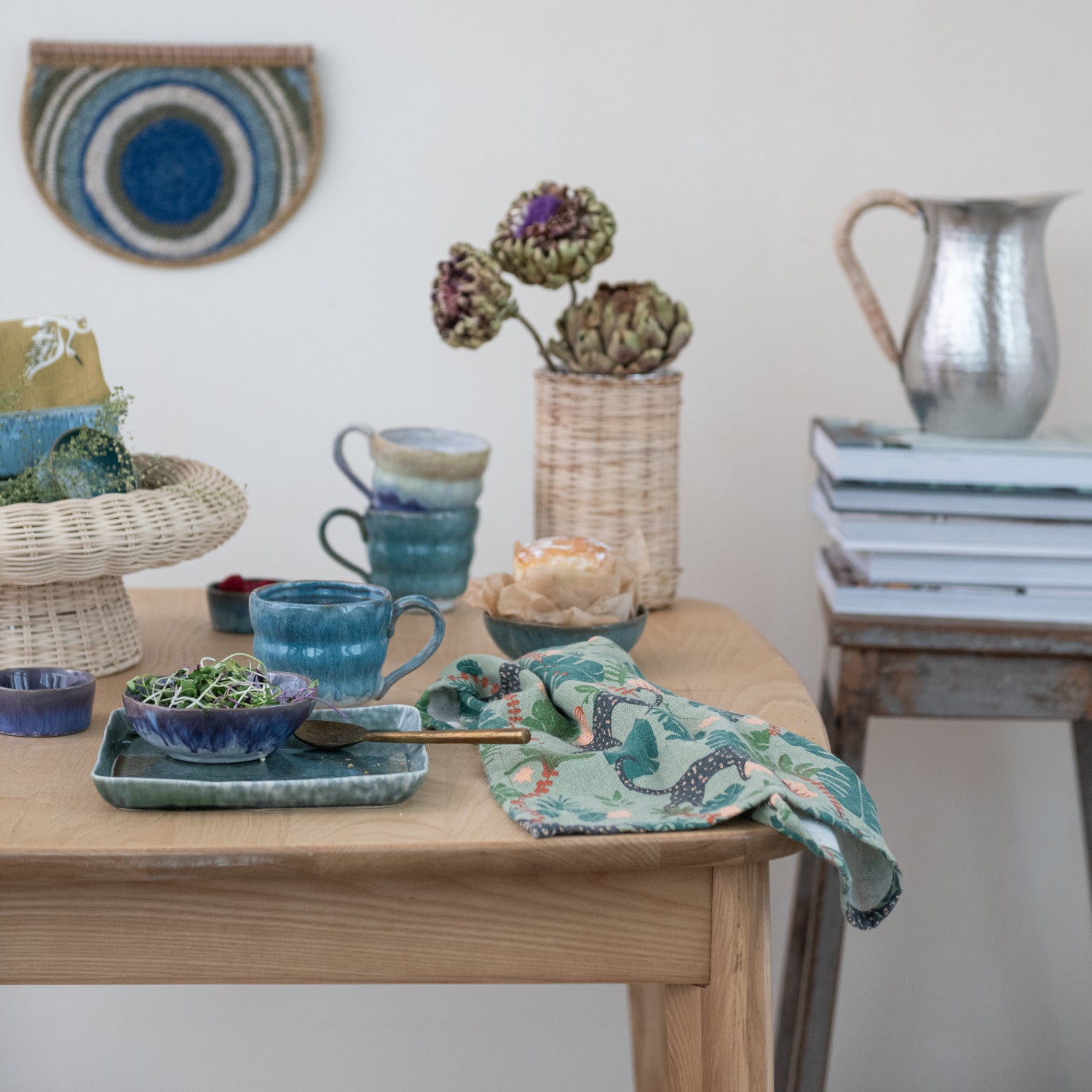 Stoneware Mug with Reactive Glaze