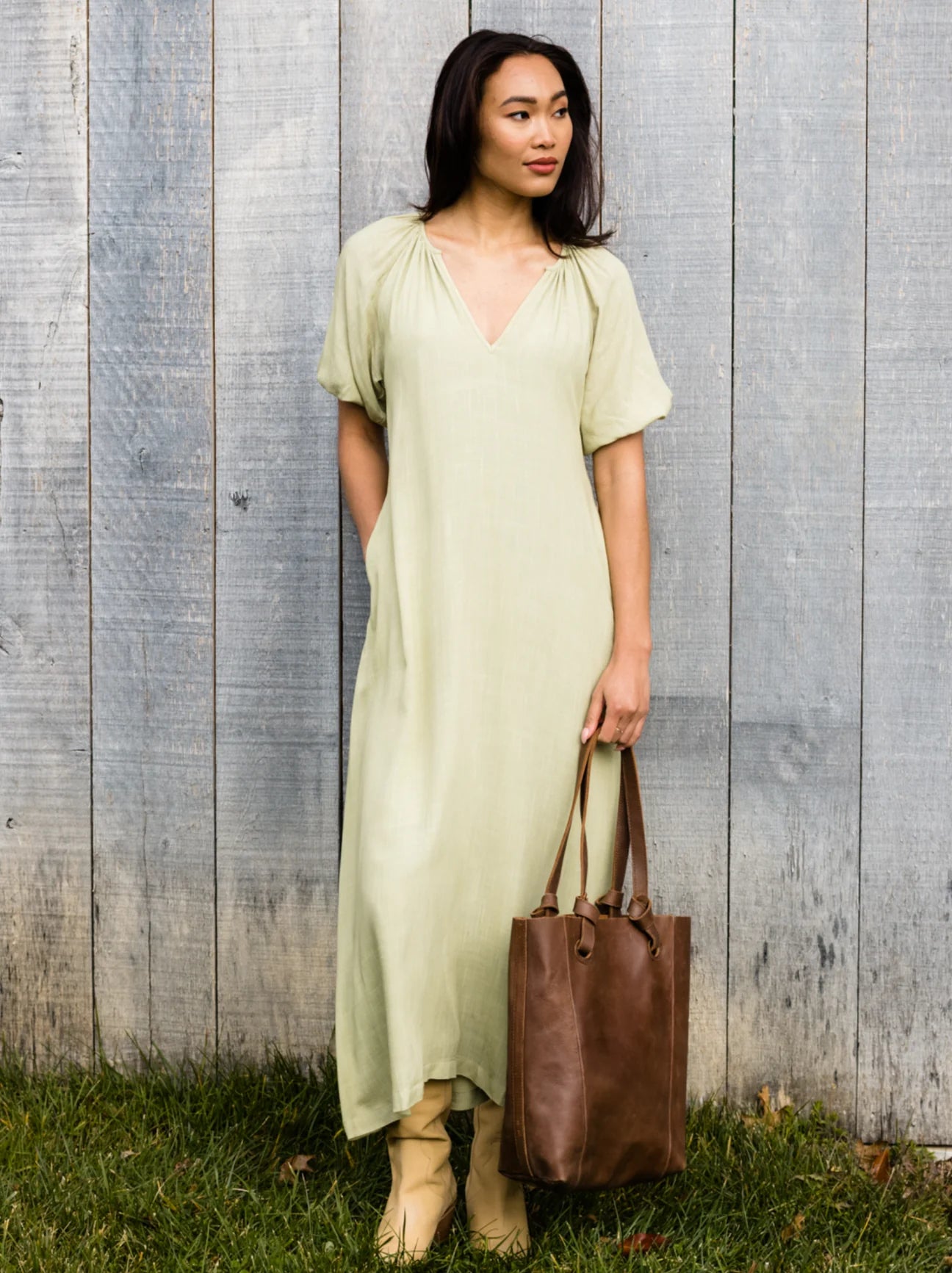 Amari Puff Sleeve Dress