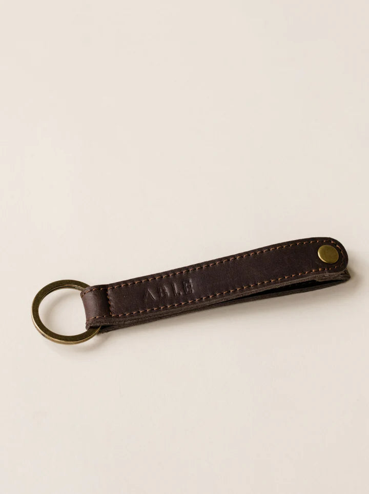 Atlas Leather Key Chain Ring