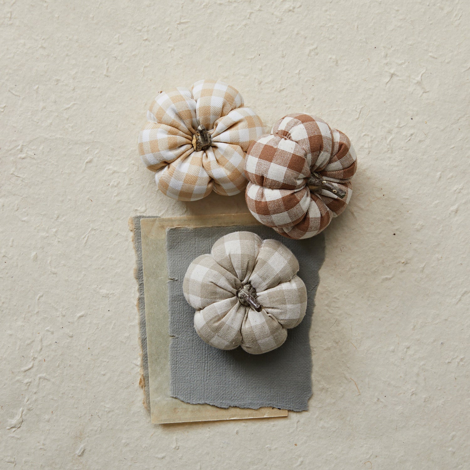 Mini Fabric Pumpkin