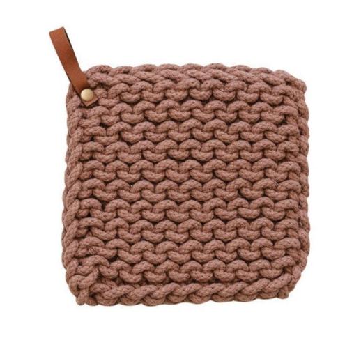 Leather Loop Pot Holder