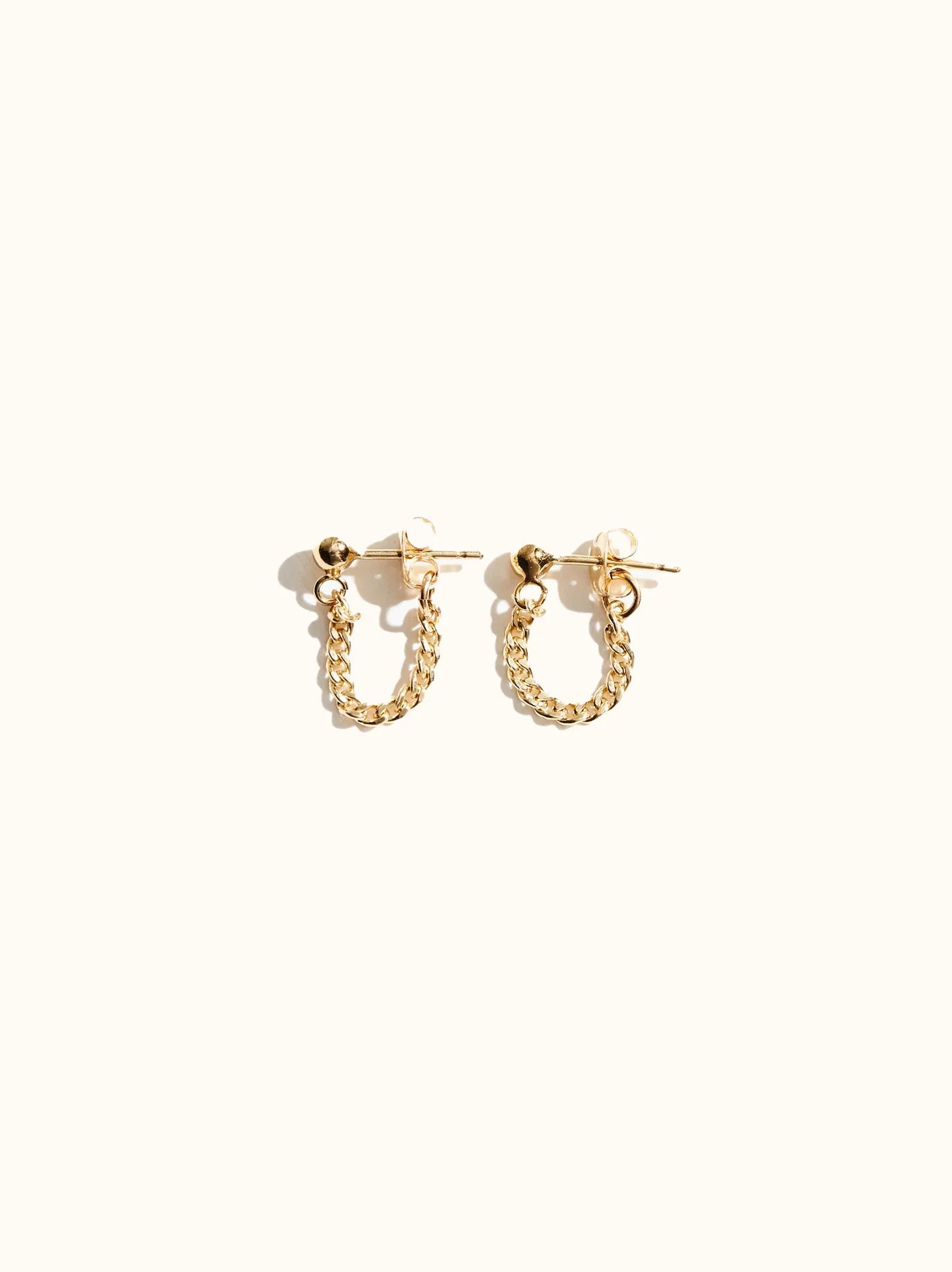 curb chain earrings