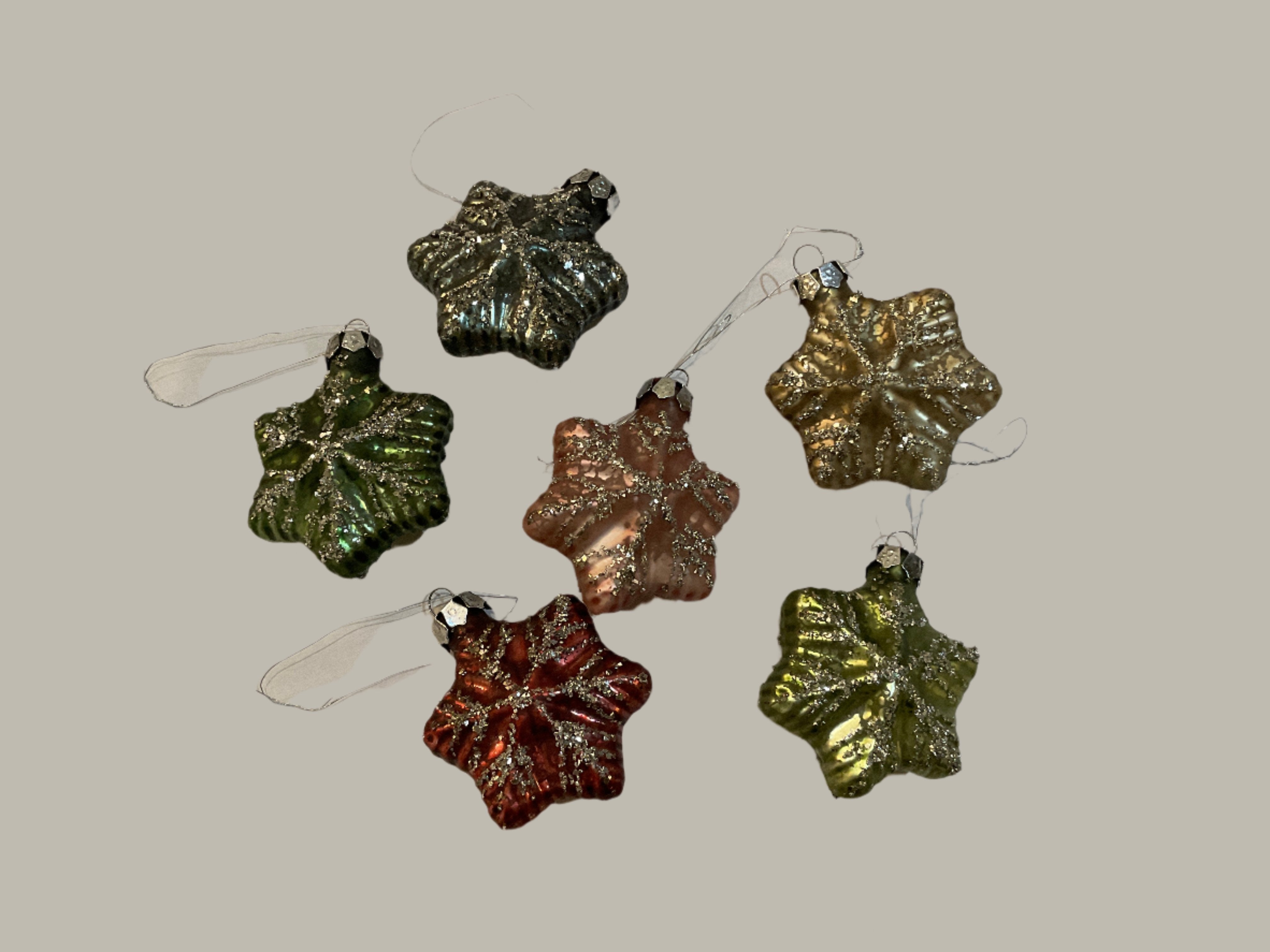 Snowflake Mercury Glass Ornament